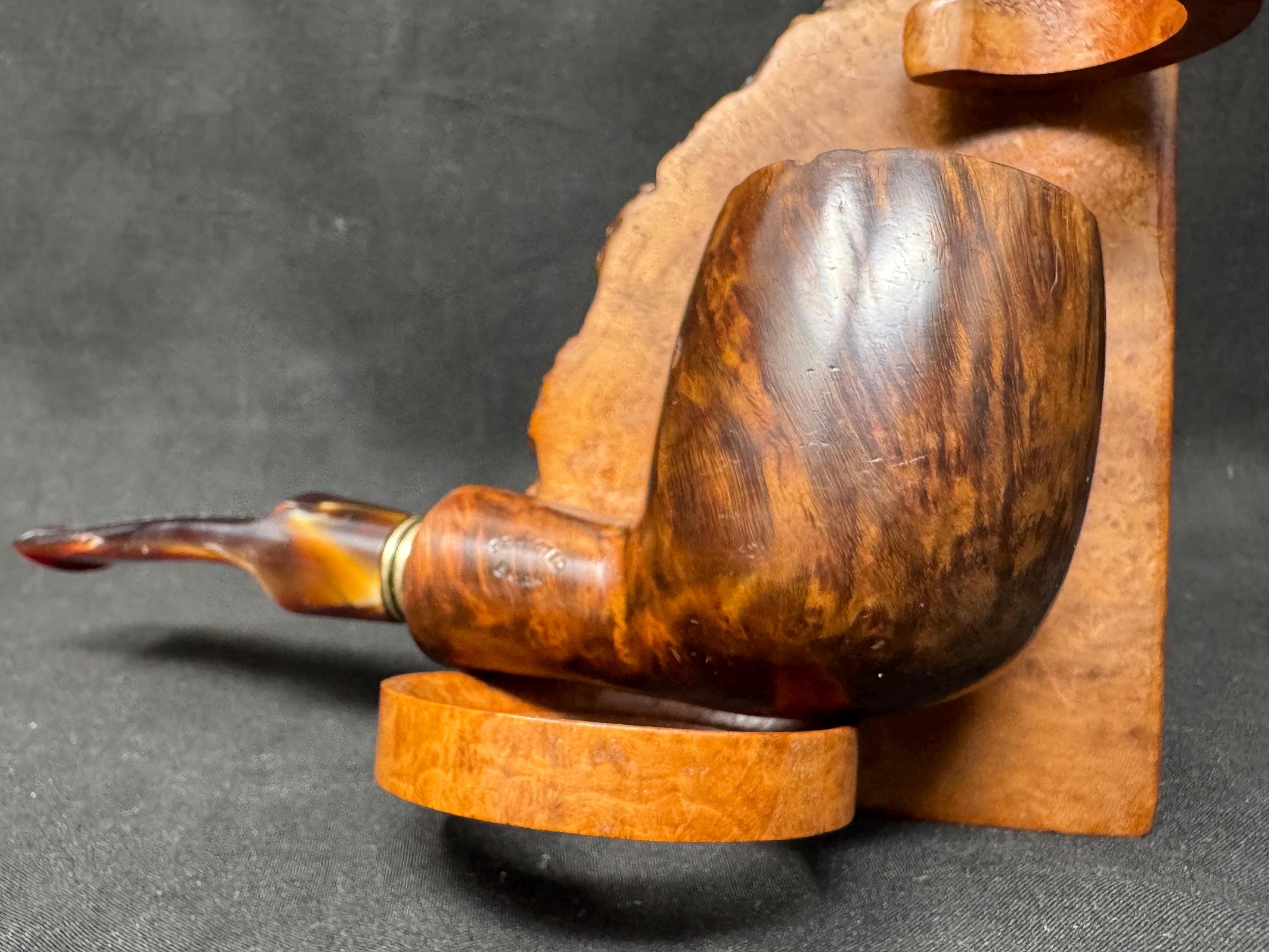 Stefano Santambrogio Exclusive Selected Briar Chubby Billiard - Italian Artisanal Estate Pipe, SKU-355 7