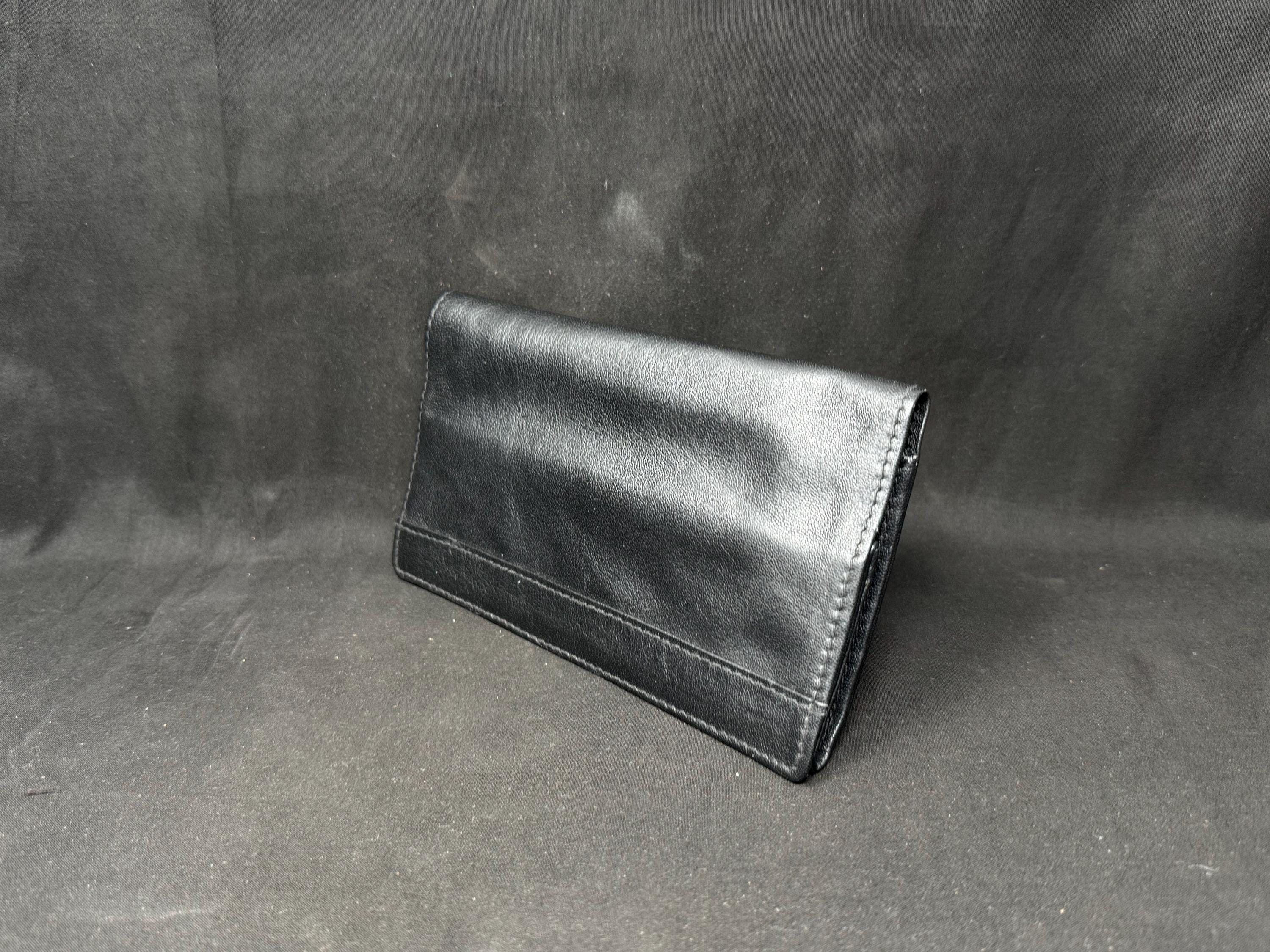 German Leather Tri-Fold Tobacco & Tool Roll | Vintage Travel Organizer | Estate Tobacconist 2