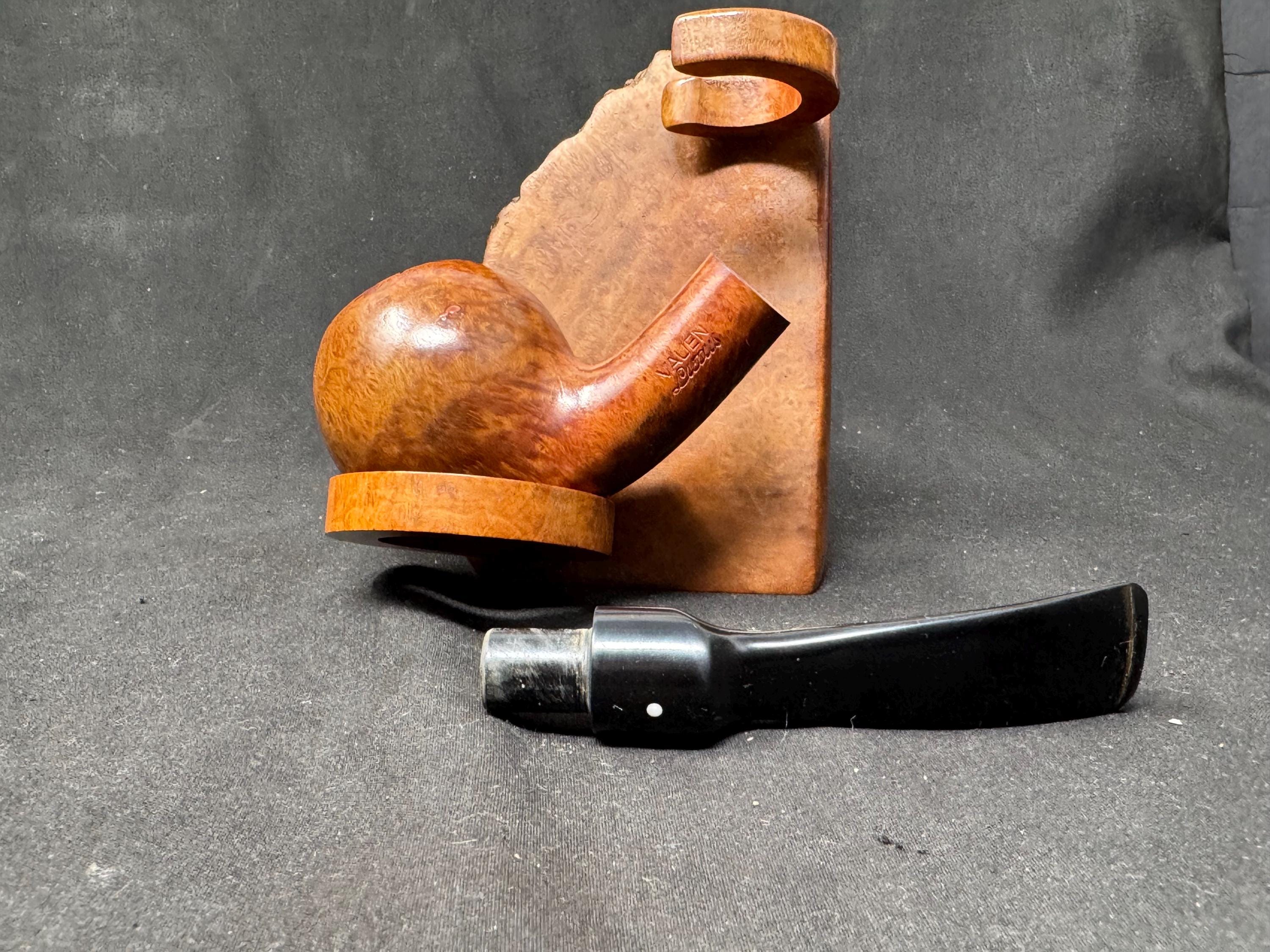 Vauen Luxus 3075 Smooth Bent Apple | Exceptional Bird's Eye Briar | German Estate 10
