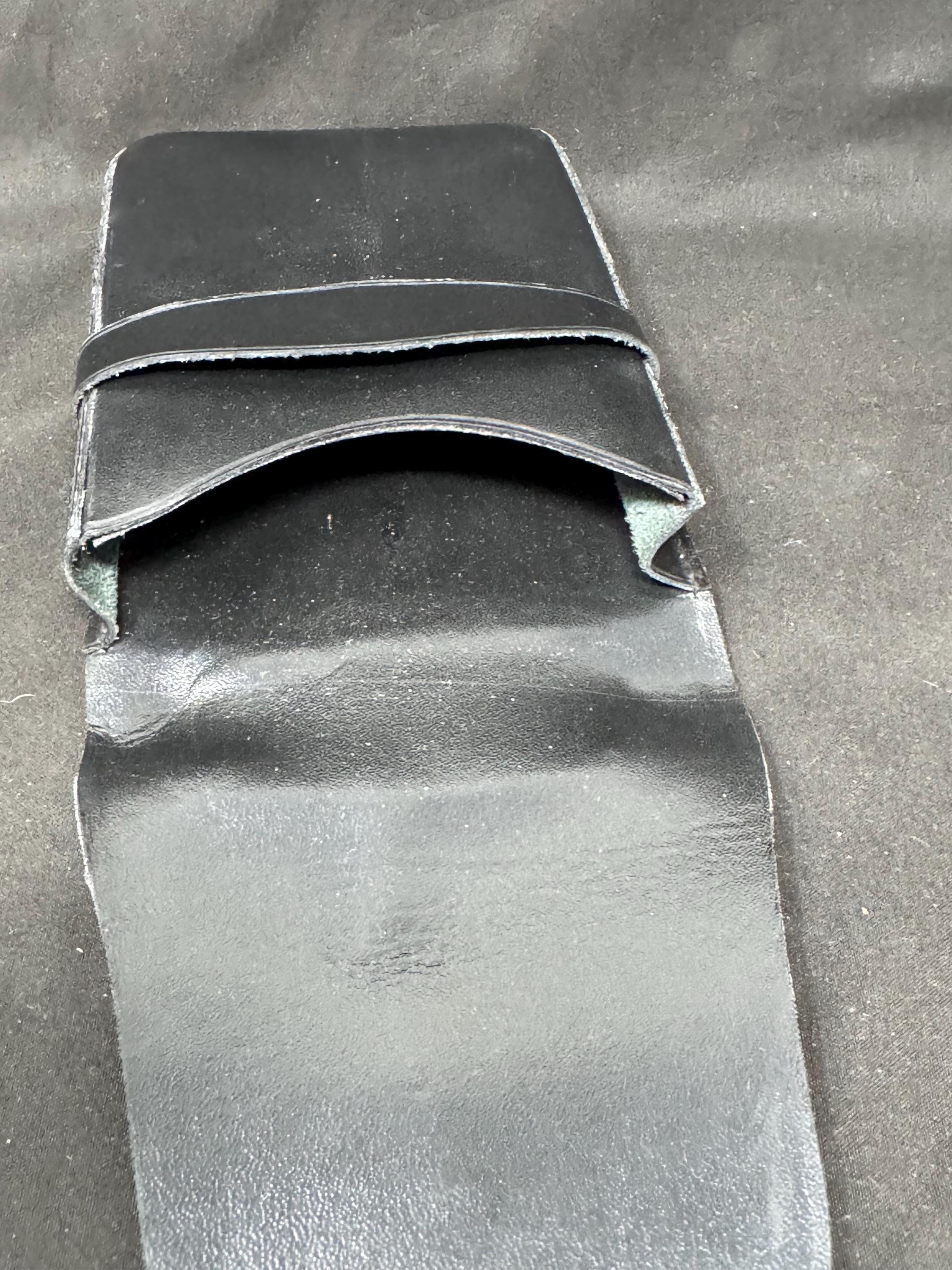 Early 20th Century Unbranded Leather Utility Case | Cigar & Valuables Slip 4