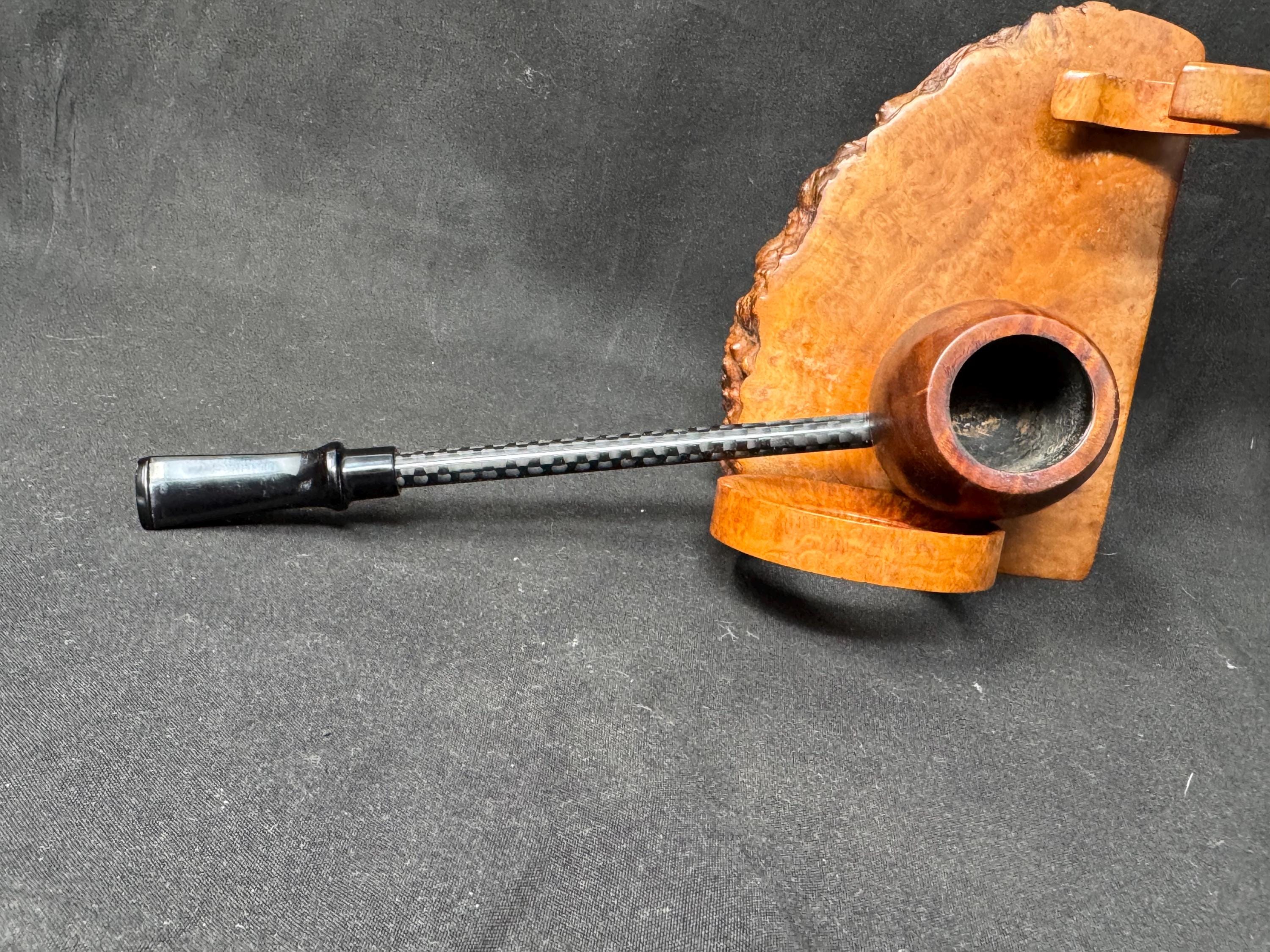 Worobiec Popeye Smooth Apple Sitter - Polish Workshop Estate Pipe 5