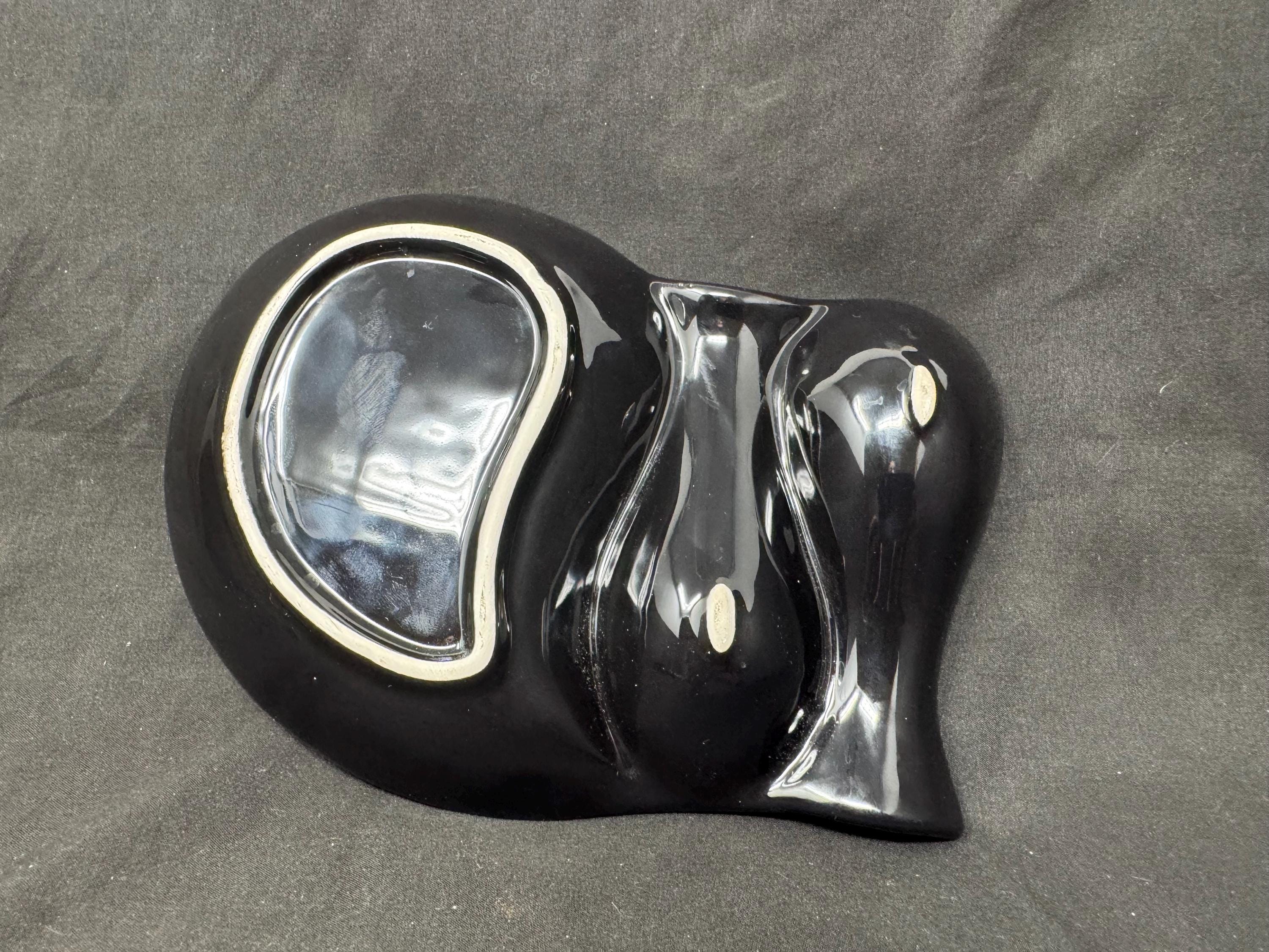 Ceramic Smoking Pipe Ashtray and Stand - European Midcentury Estate 5
