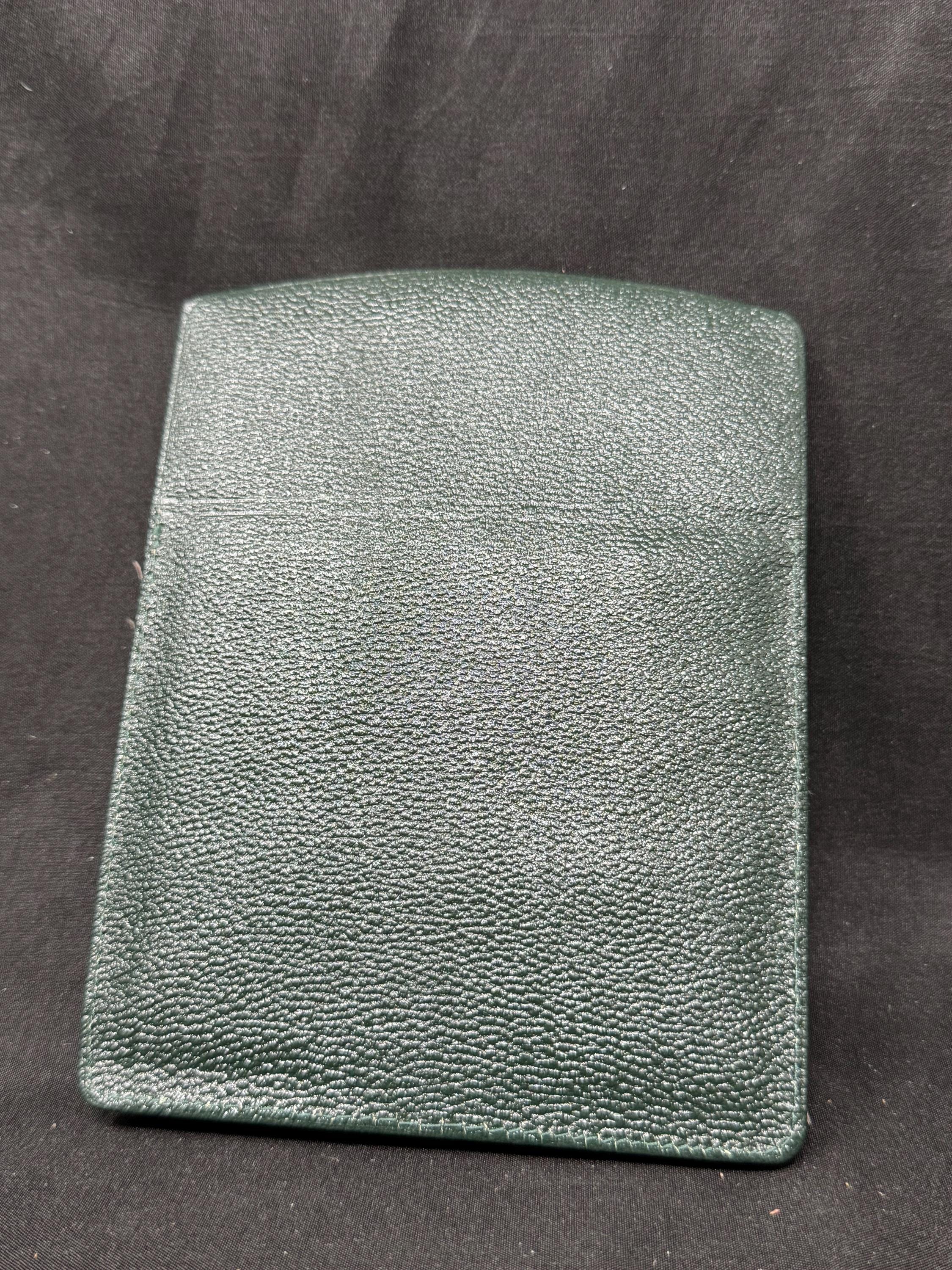 German Textured Leather Cigar Case - Four-Cigar Hard-Shell Holder, Crocodile Texture 7
