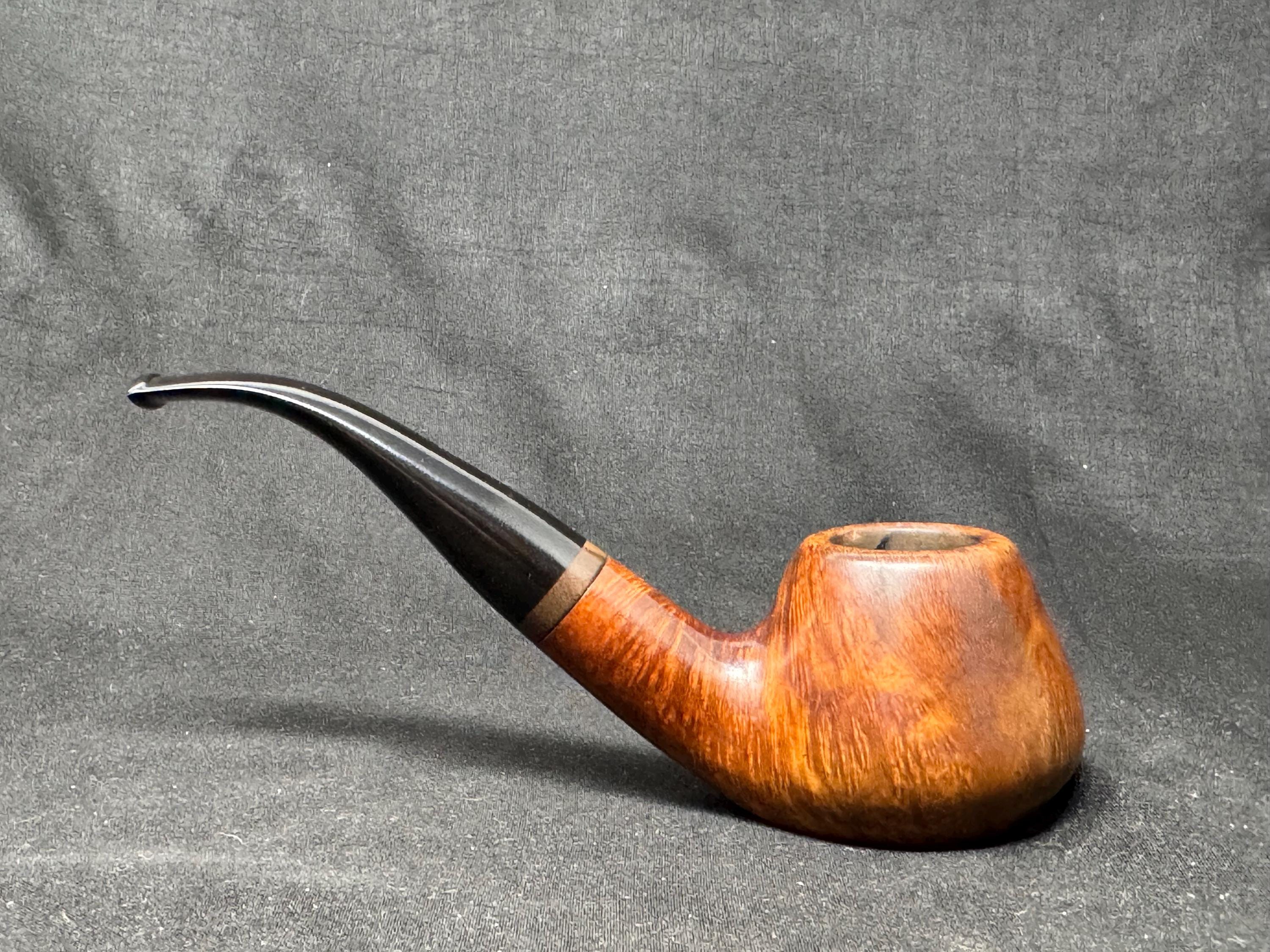 VAUEN 3239 Smooth Bent Volcano Sitter - German Museum-Grade Estate | 9mm 2