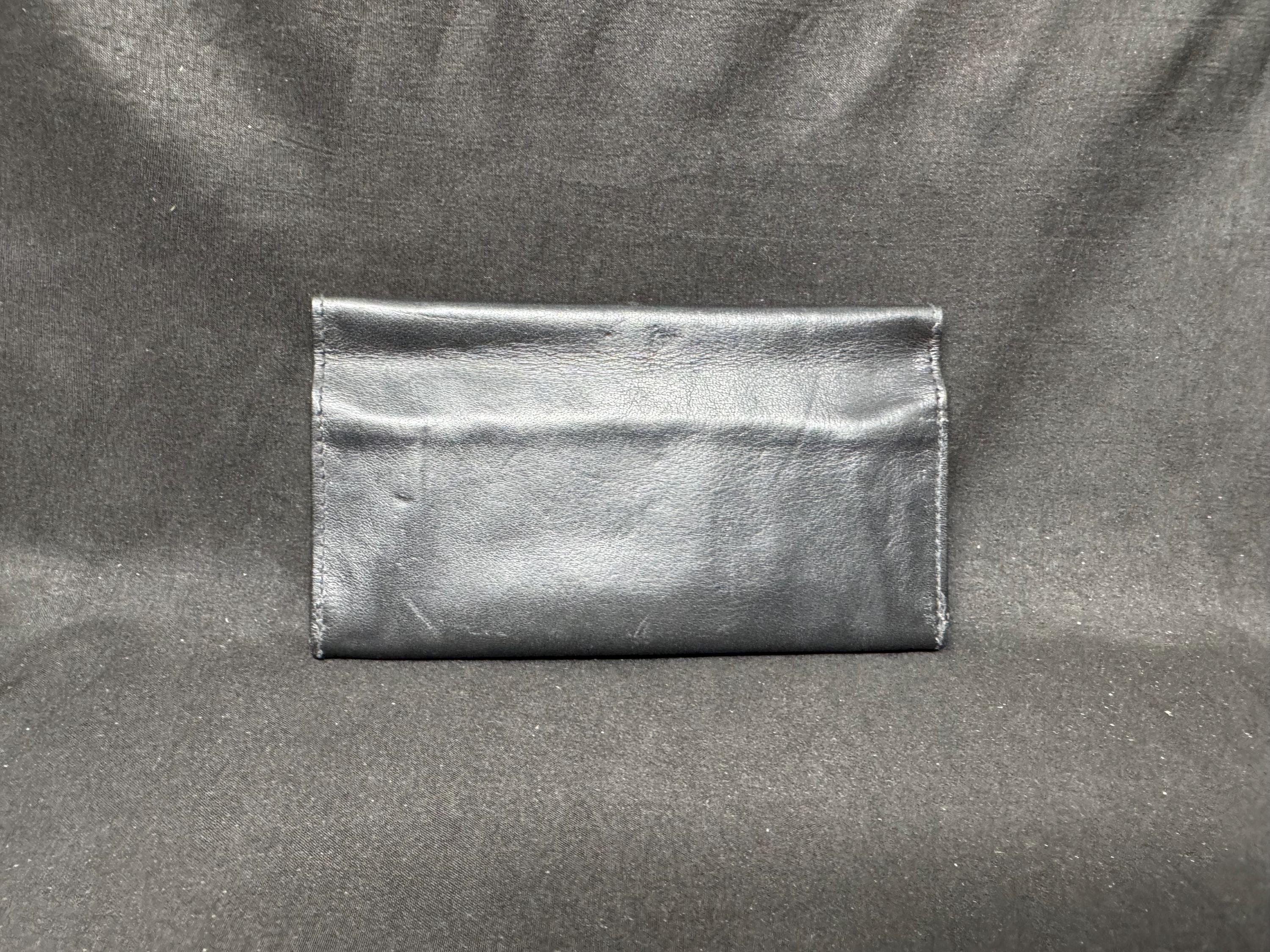 Vintage German Leather Tobacco & Tool Roll Tri-Fold Travel Organizer – Estate Accessory 6