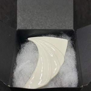 Porcelain Brooch Made by Hutschenreuther (ART) flower Germany. 1980’s Germany. (SKU 388)