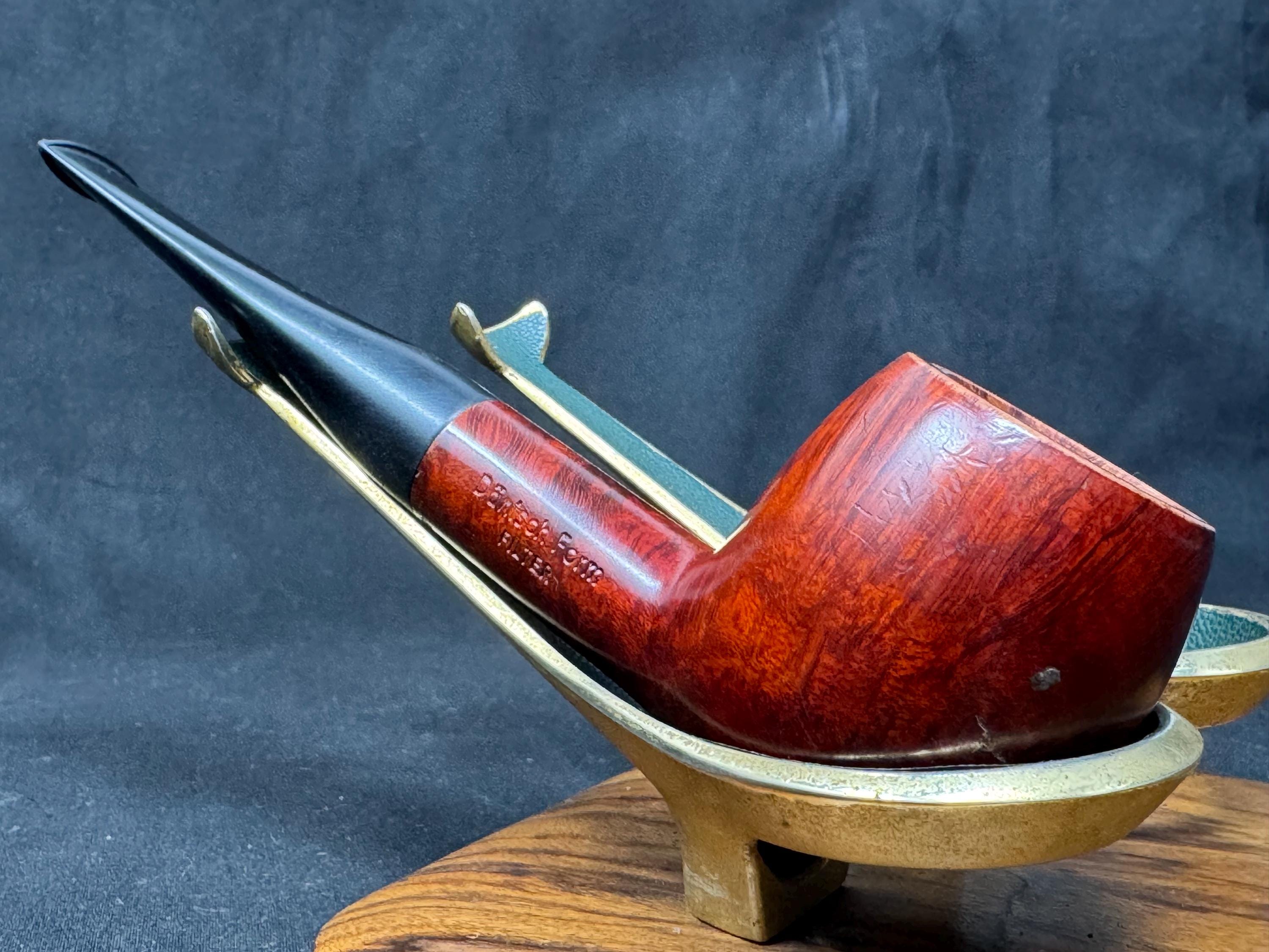 Portland Model 418 Smooth Straight Apple Pipe, Danish Style, 9mm Filter - Excellent 7