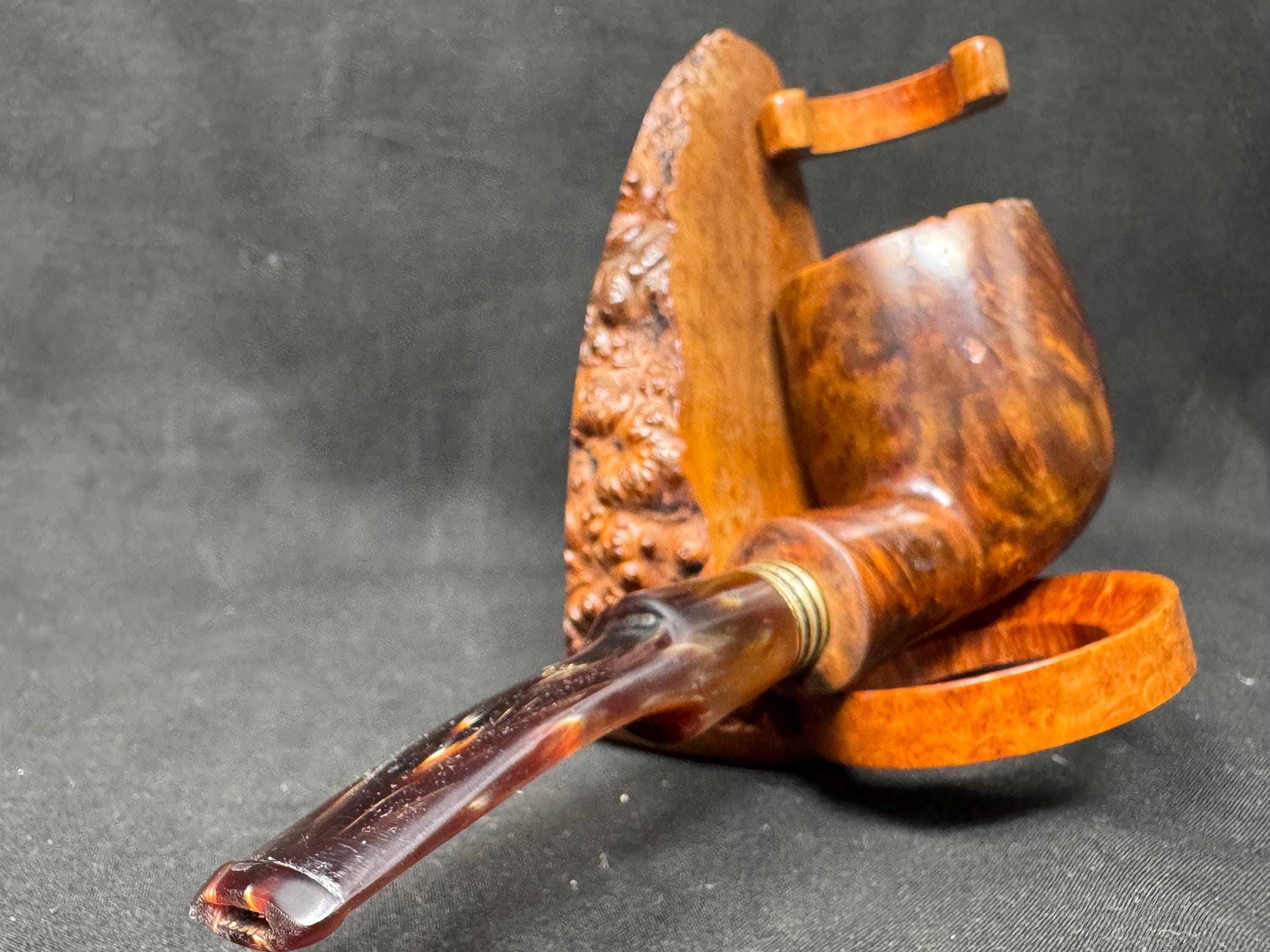 Stefano Santambrogio Exclusive Selected Briar Chubby Billiard - Italian Artisanal Estate Pipe, SKU-355 10