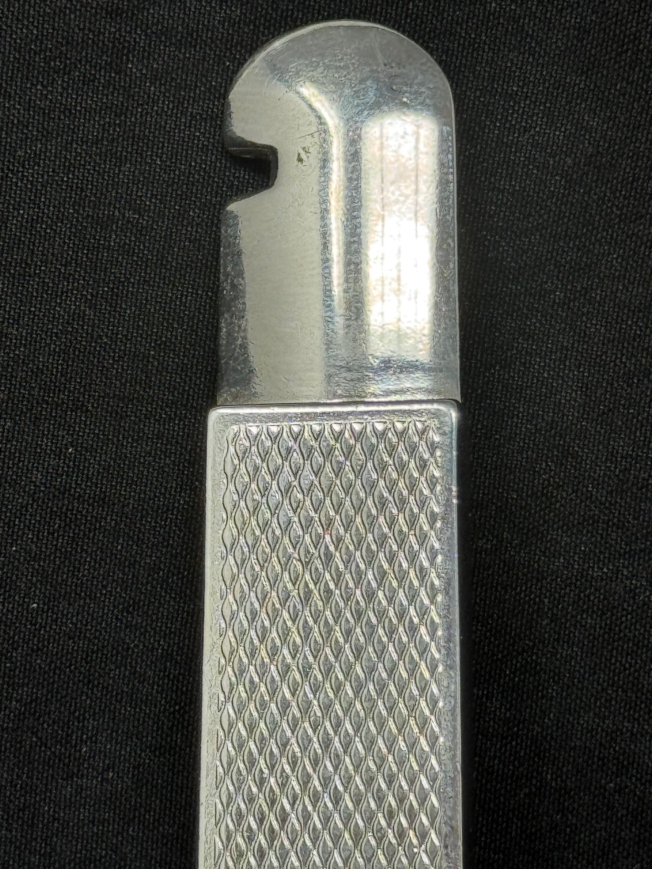 CTS Wolfertz Solingen V-Cut Cigar Cutter, Gold-Tone, Mid-Late 20th C. 5