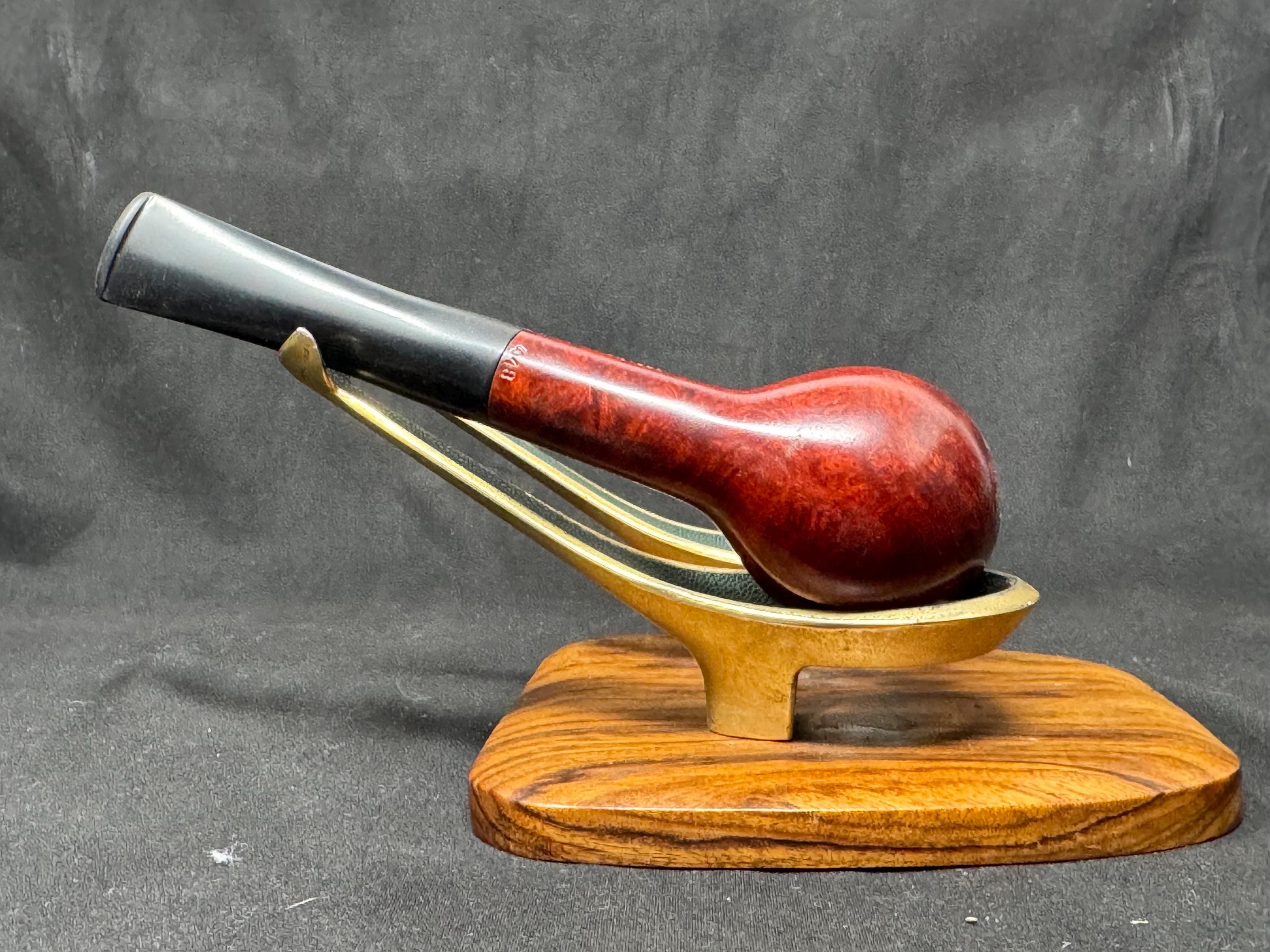 Portland Model 418 Smooth Straight Apple Pipe, Danish Style, 9mm Filter - Excellent 4