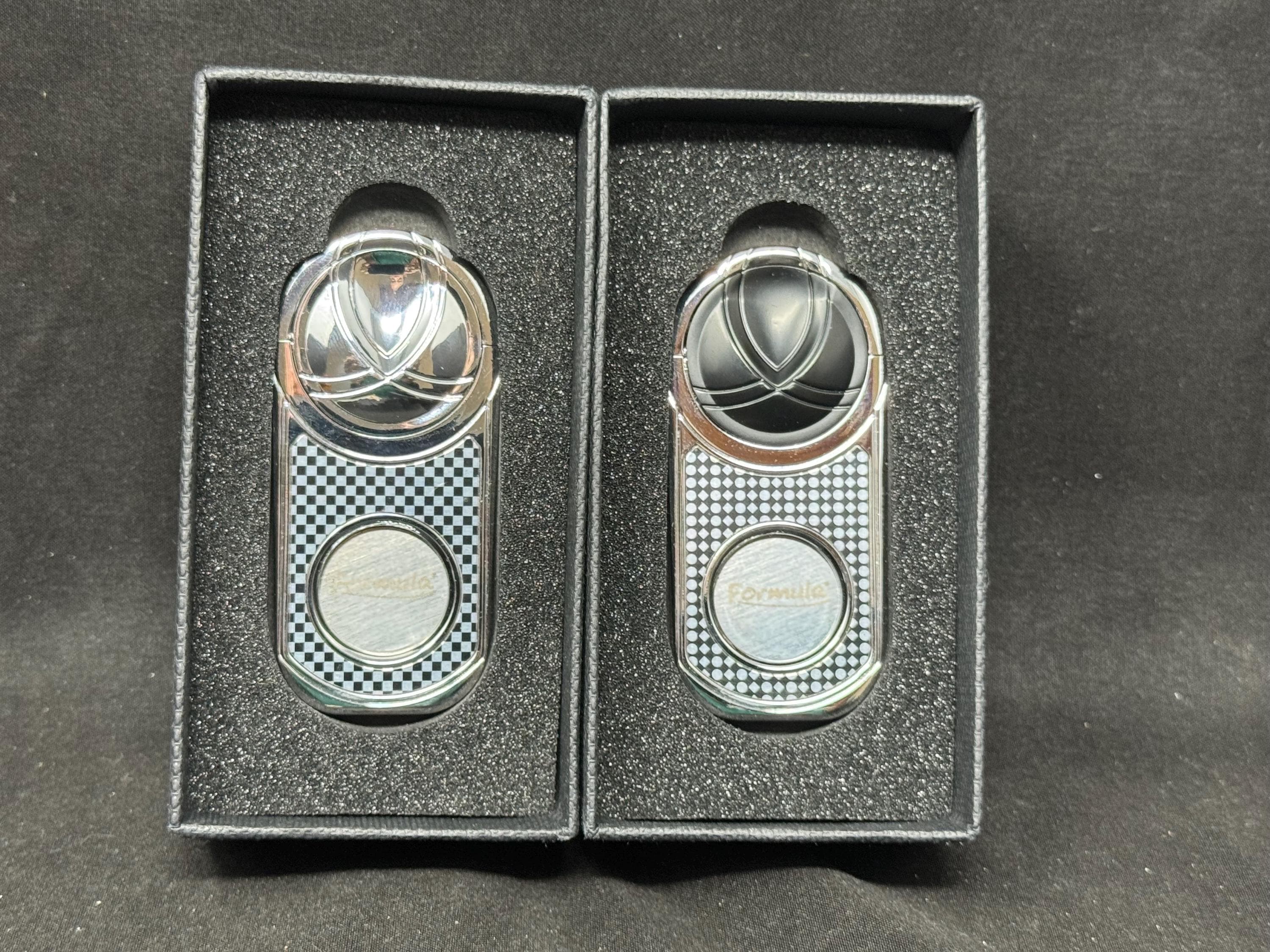 Furmula Magic Patent Chrome Cigar Cutter | DNA Square-Line Collection | SKU-290 5