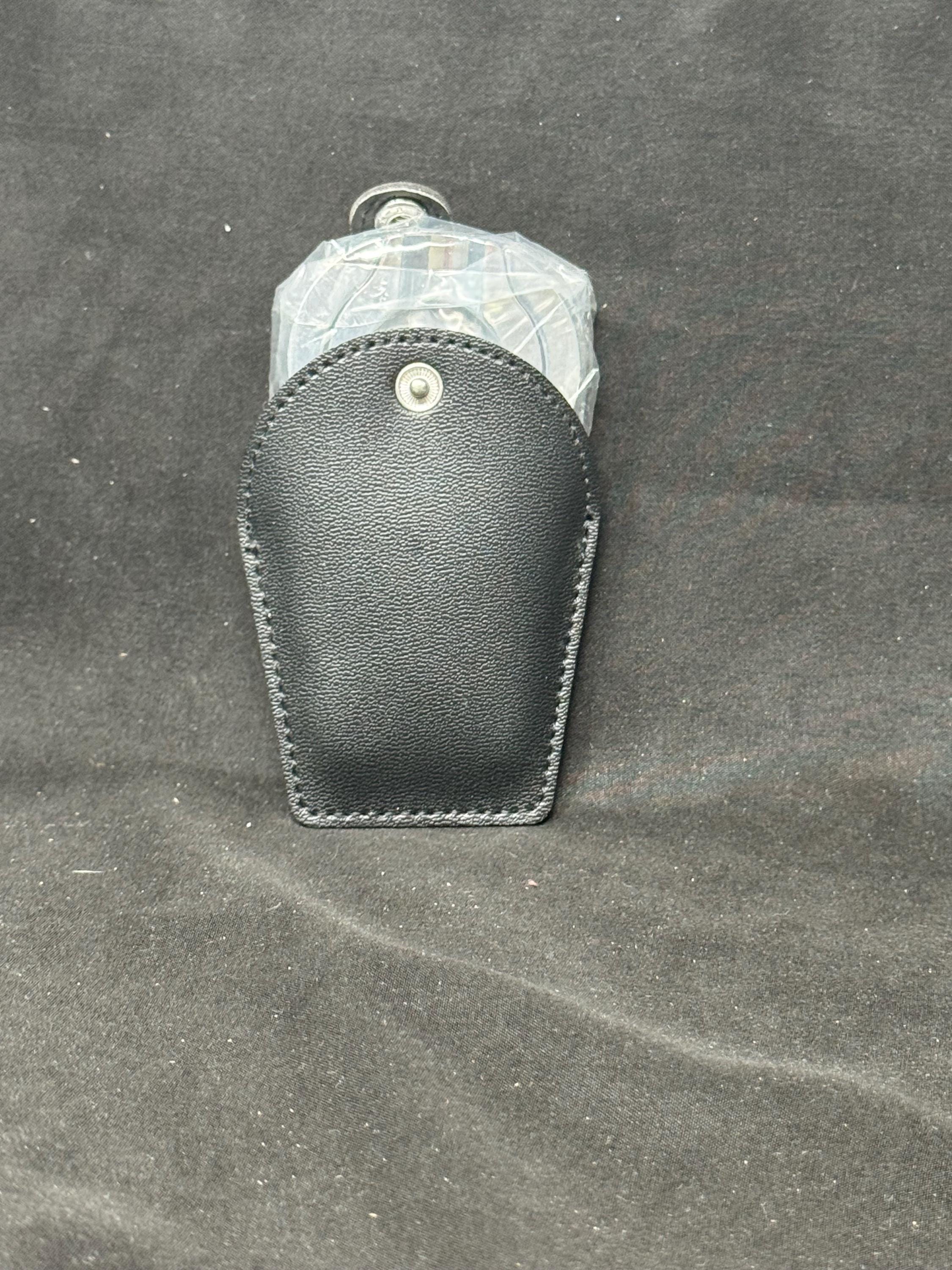 Metal Single-Pipe Stand with Scissor Mechanism and Leather Pouch - Portable Display Rest 5