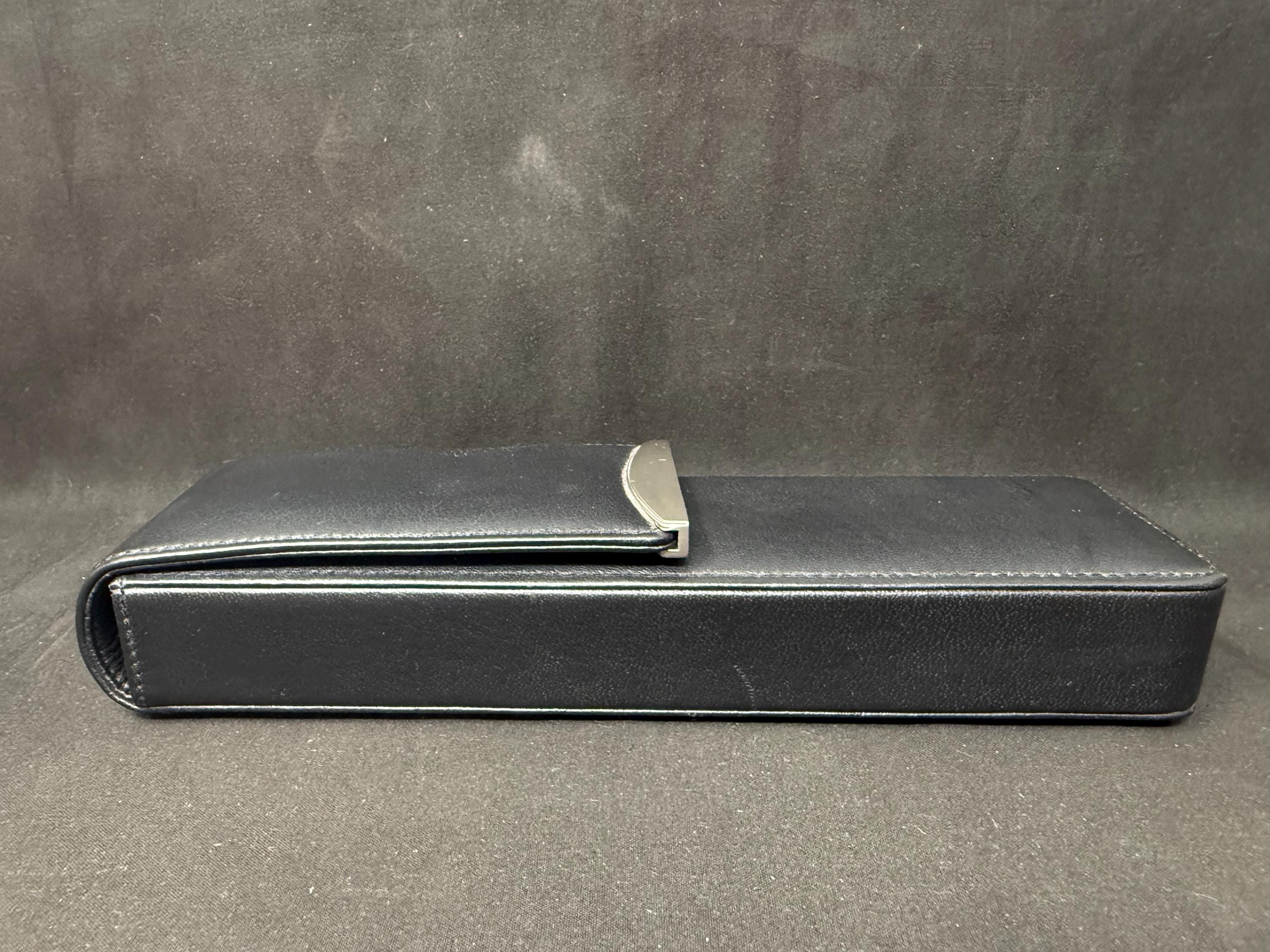Collectors' Vault Genuine Leather Box - 8x2.25x1 Storage Case for Pipes & Tools 4