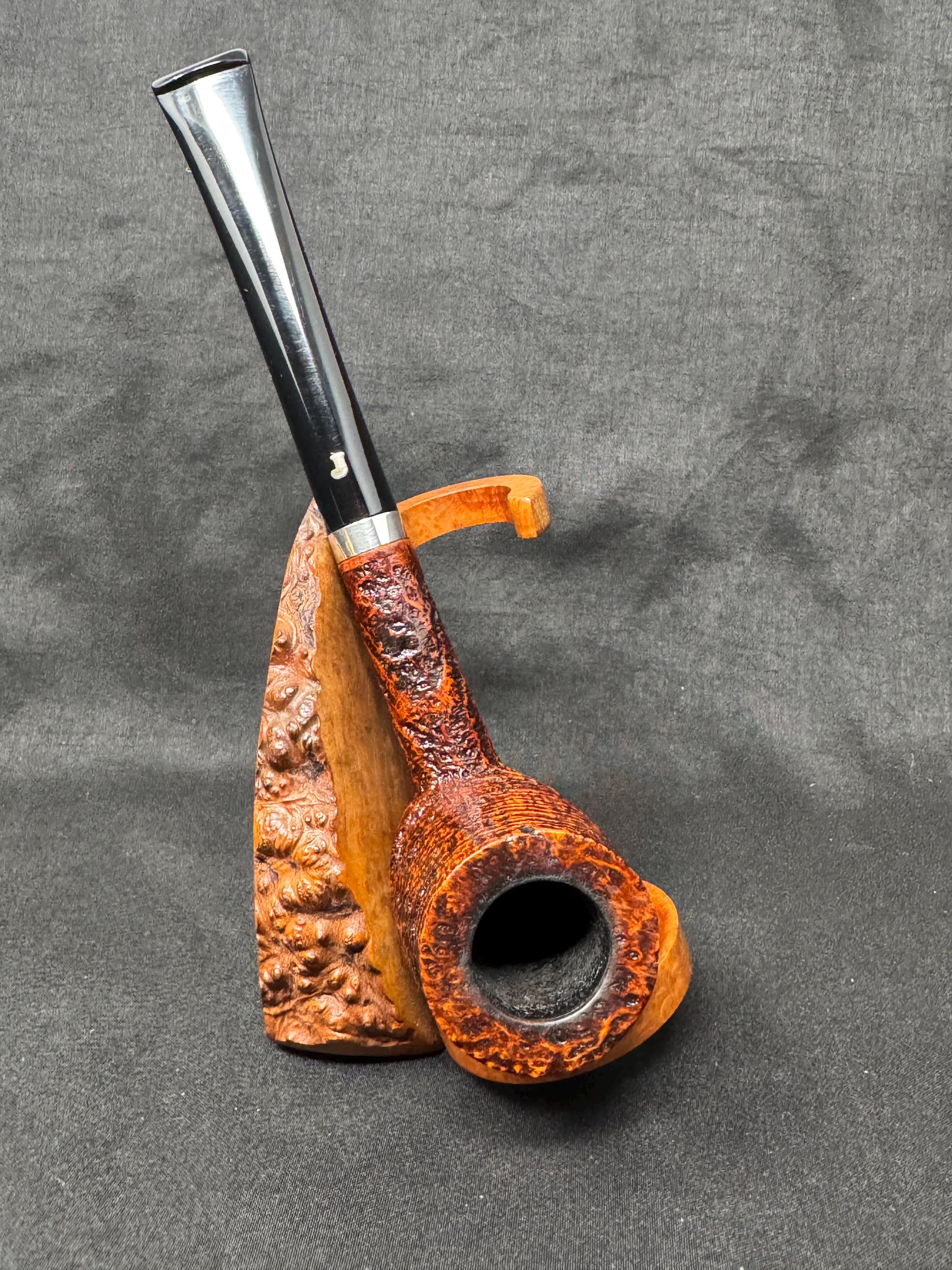 Ser Jacopo S2 Per Aspera Ad Astra Sandblast Billiard 7in Silver Acrylic 6