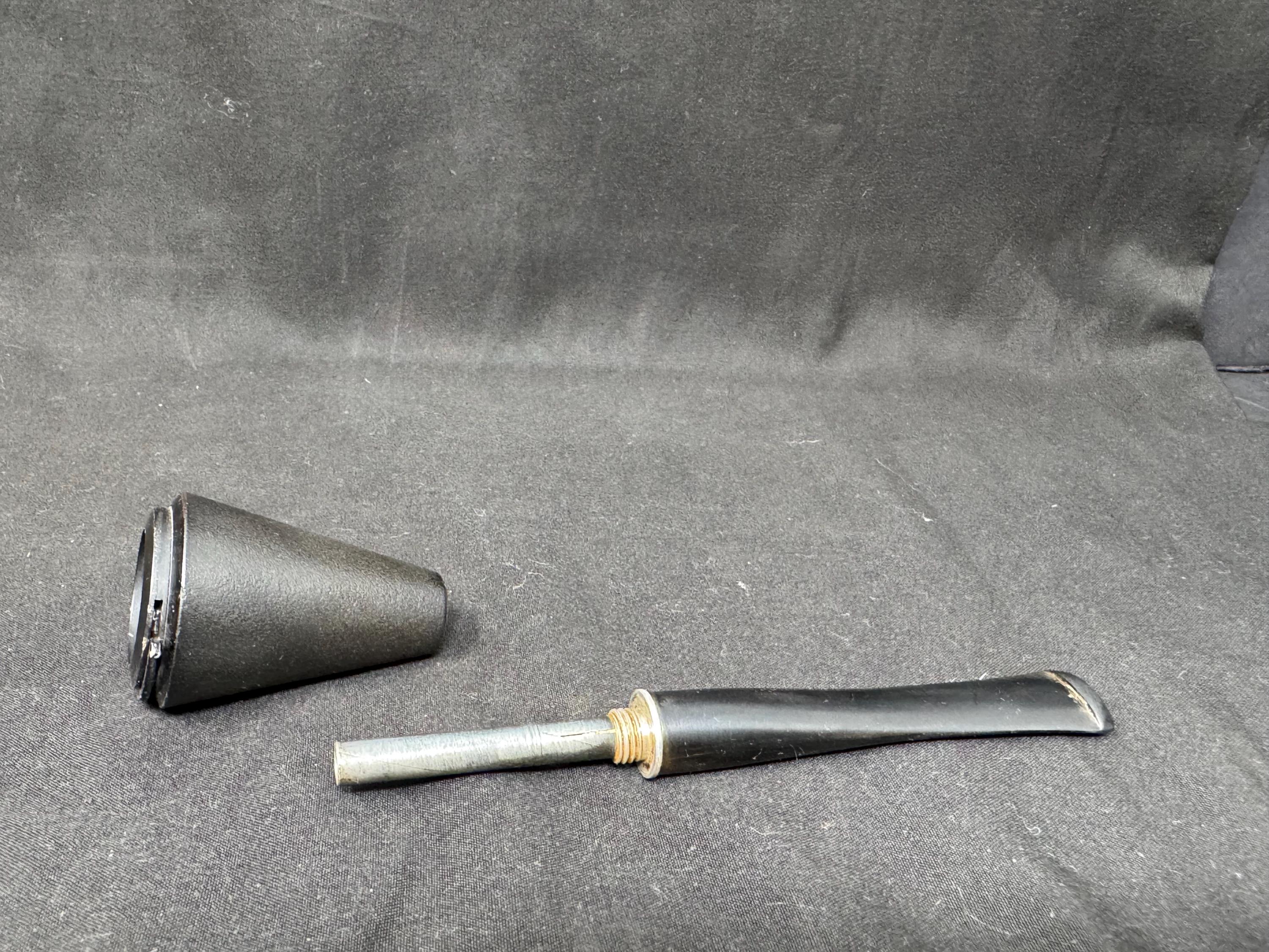Swiss-Made Pipstar Black Sandblast Estate Pipe - Patented Cooling System 7