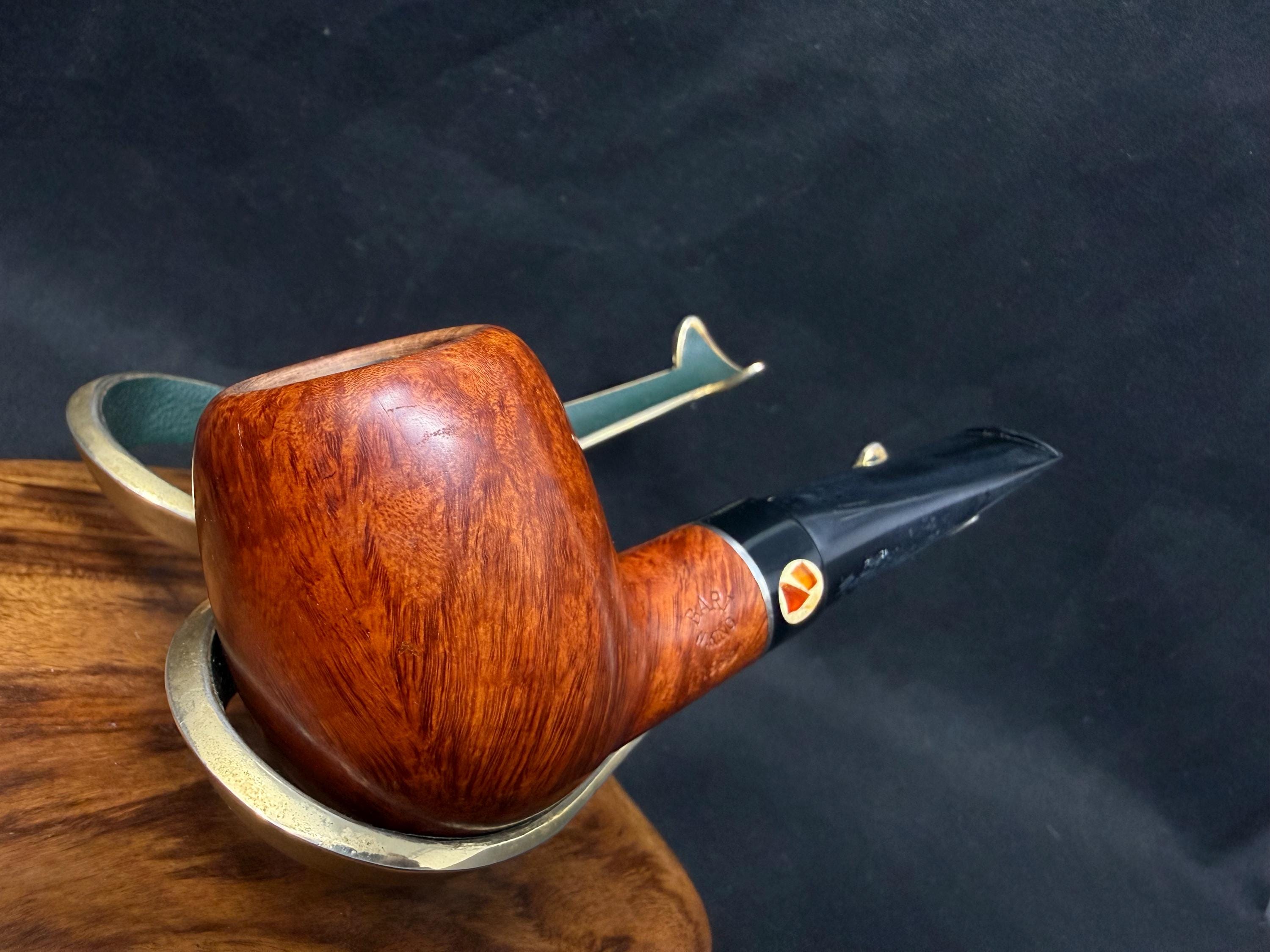 Bari Winking 1999 Pipe of the Year First Logo Army Mount Straight Billiard 6
