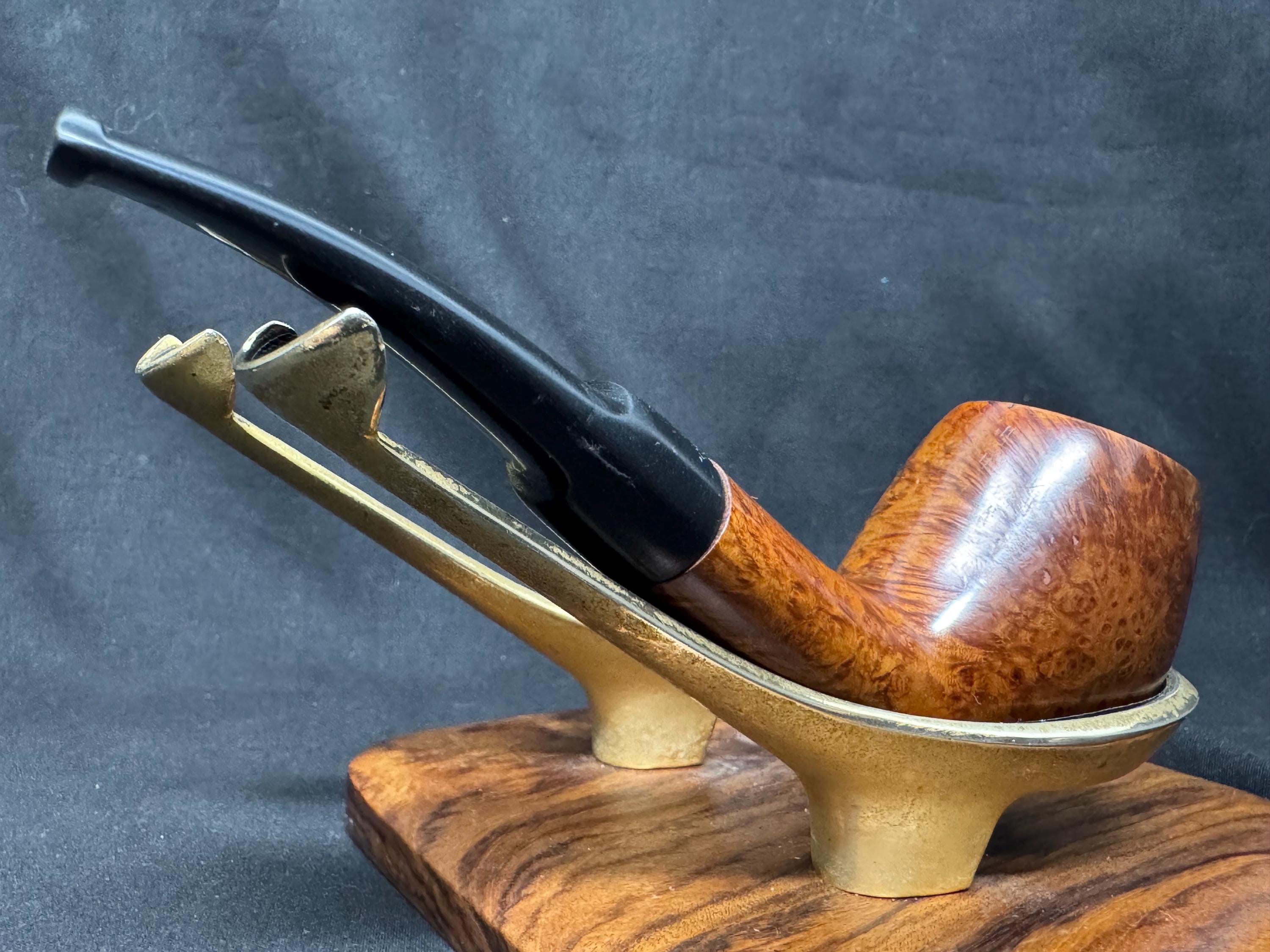 Georg Jensen Granat Grant Model 66 Smooth Bent Billiard - Danish Estate Pipe SKU-071 7