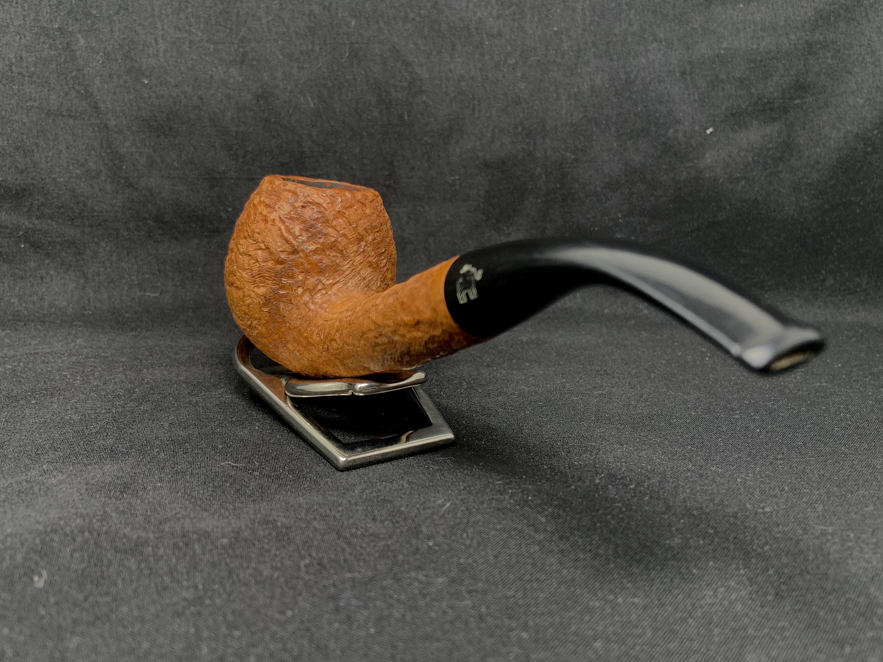 Peter Heinrichs Bent Sandblast Apple 9mm Filter Estate Pipe, London 8