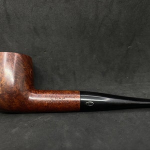 French Estate CHAP Bruyere Extra (512) Meerschaum Insert Smooth Straight Billiard Pipe SKU (260)
