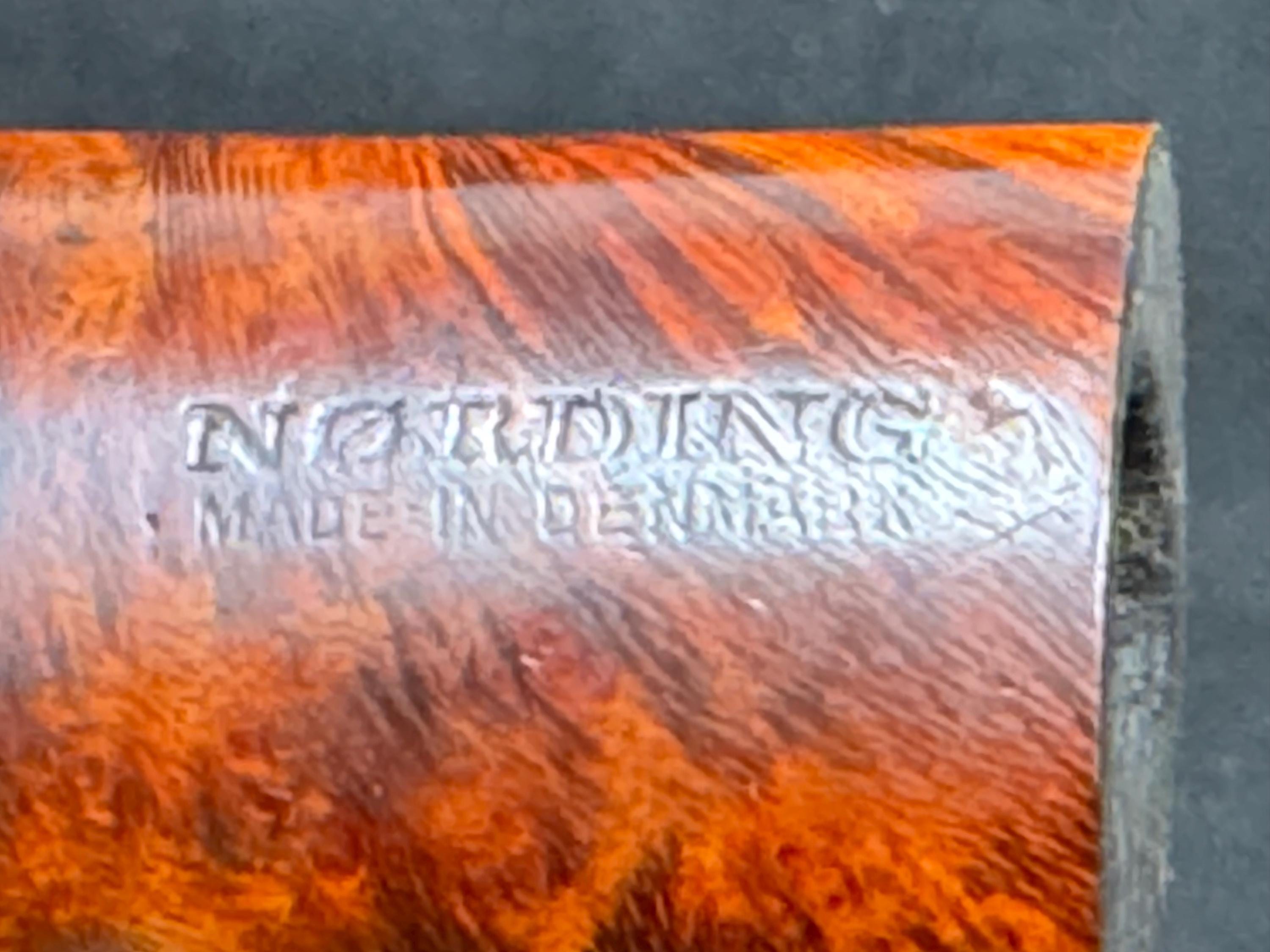 Erik Nordings 08 Smooth Brandy Pot - Danish Estate Pipe, Vertical Grain 8