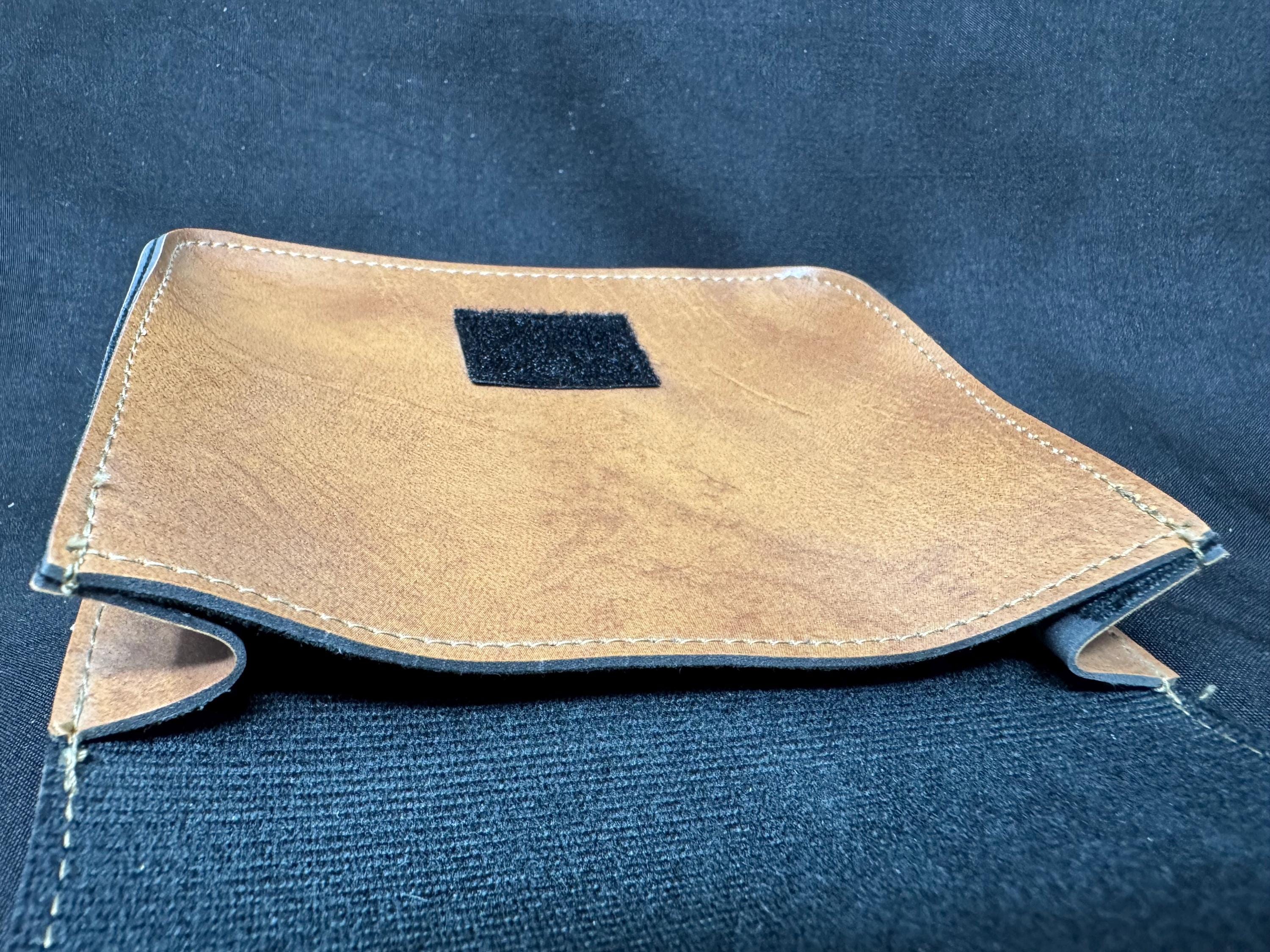 Vintage German Leather Belt Pouch - Tobacco/Cigarette Case - Estate Shop Stock 8