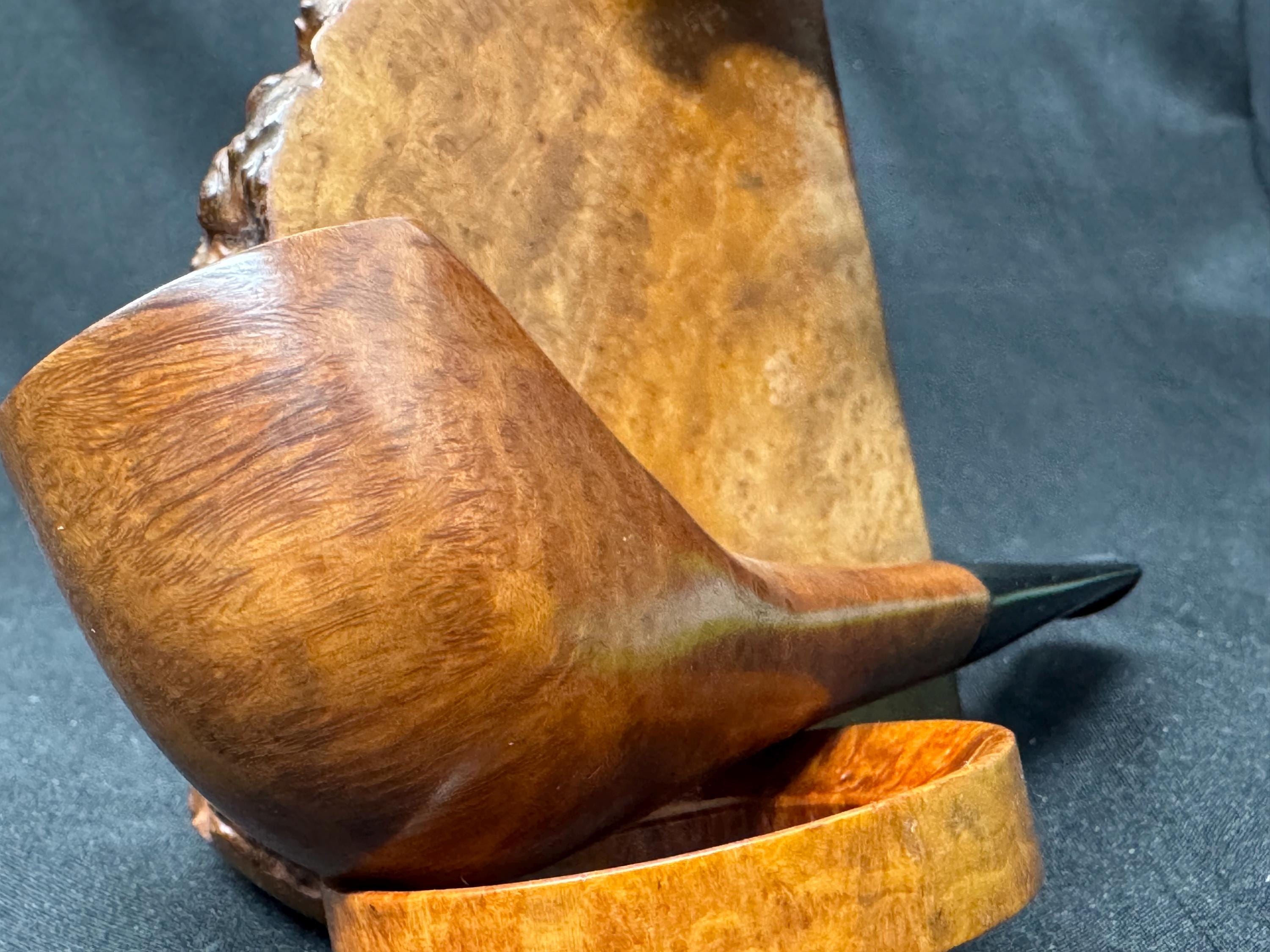 French Butz-Choquin Gentleman ROC Dinky No.1 Nosewarmer Pocket Pipe, Saint-Claude 8