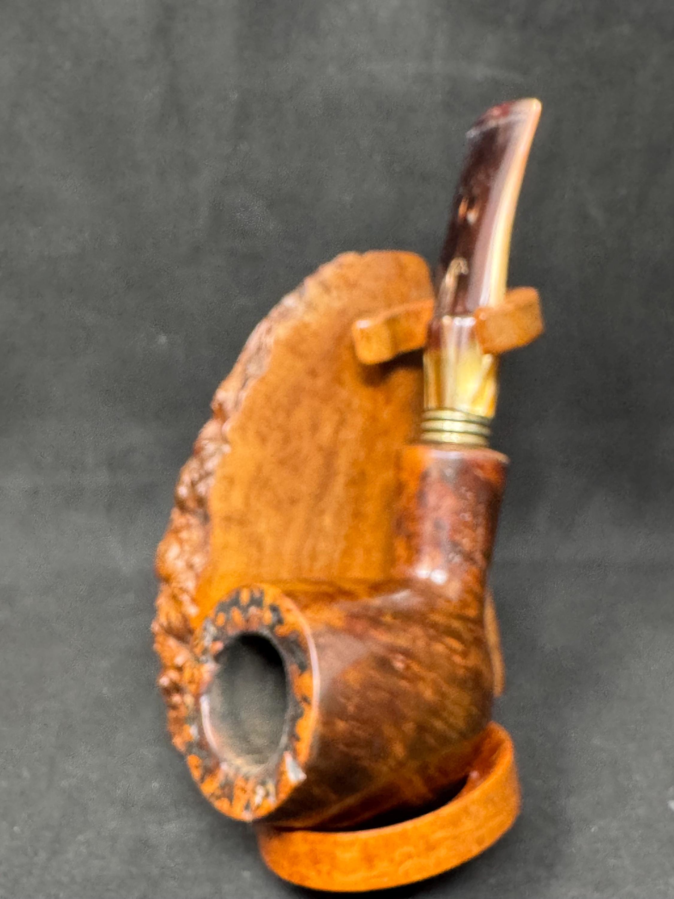 Stefano Santambrogio Exclusive Selected Briar Chubby Billiard - Italian Artisanal Estate Pipe, SKU-355