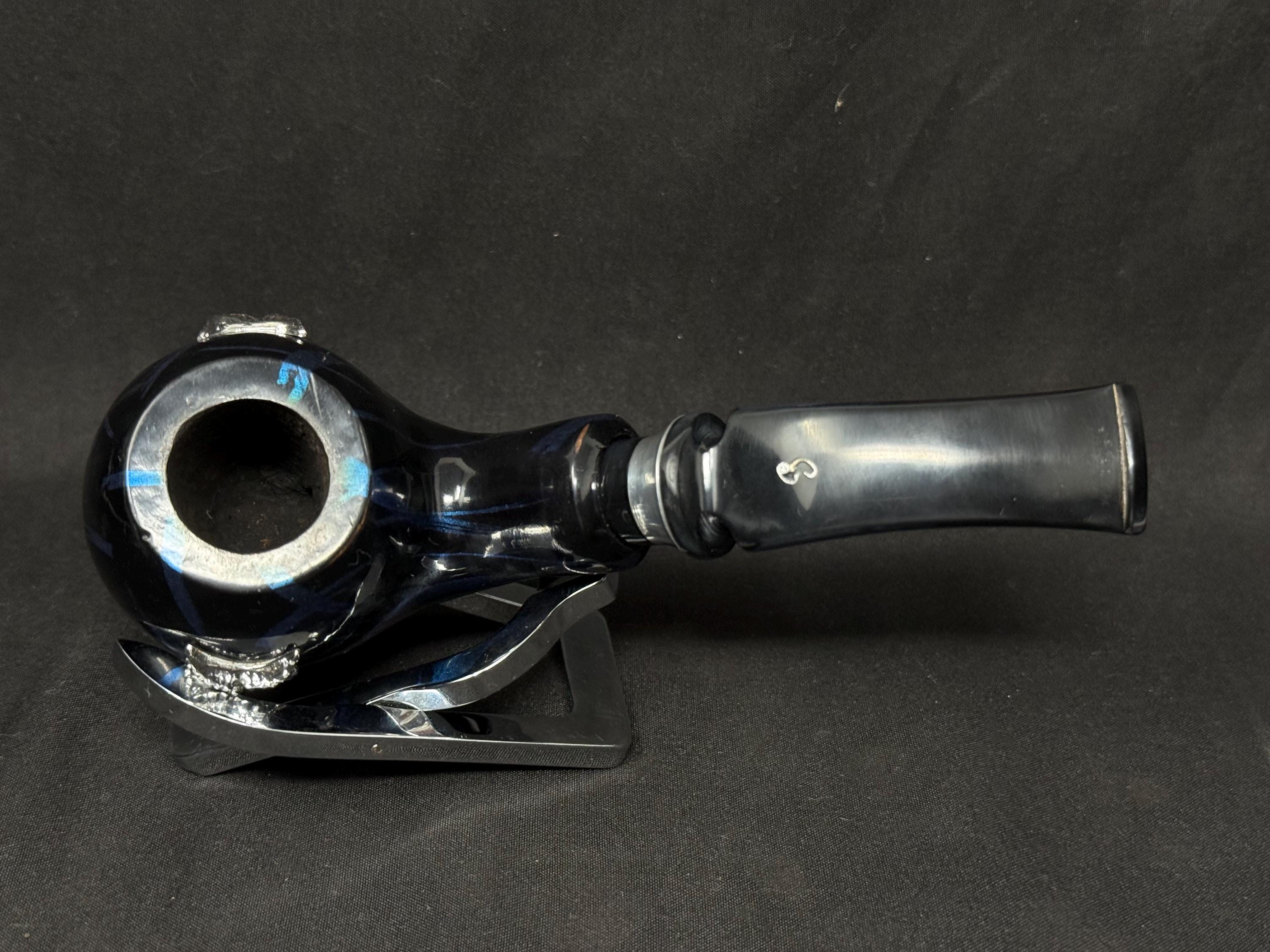 Nomenclature Passatore Owl Danish Modernist Sculpture Pipe 9mm Filter Excellent 3