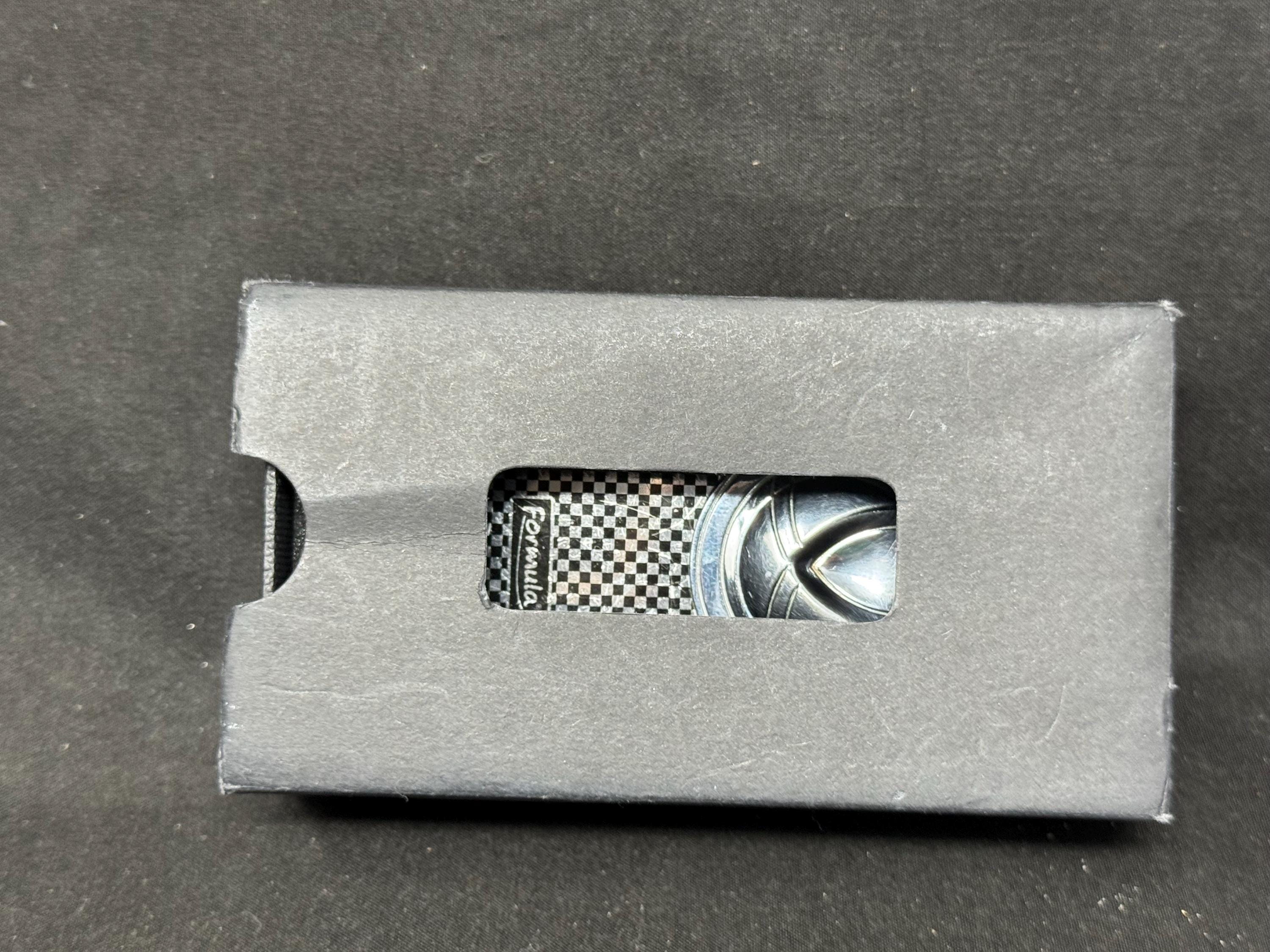 Furmula Magic Patent Jet Lighter & Cigar Cutter Set Chrome Square-Line 7