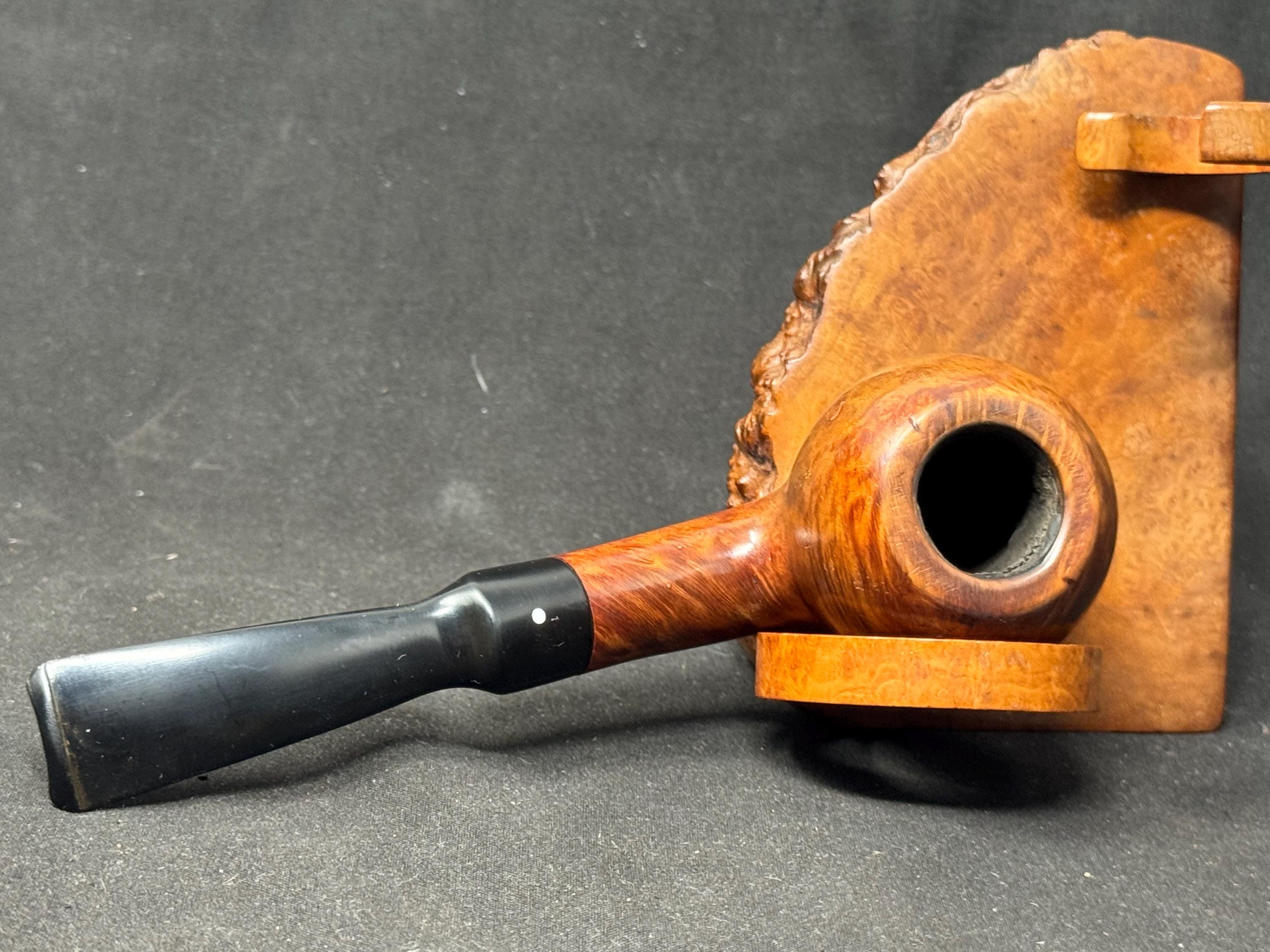 Vauen Luxus 3075 Smooth Bent Apple | Exceptional Bird's Eye Briar | German Estate 5