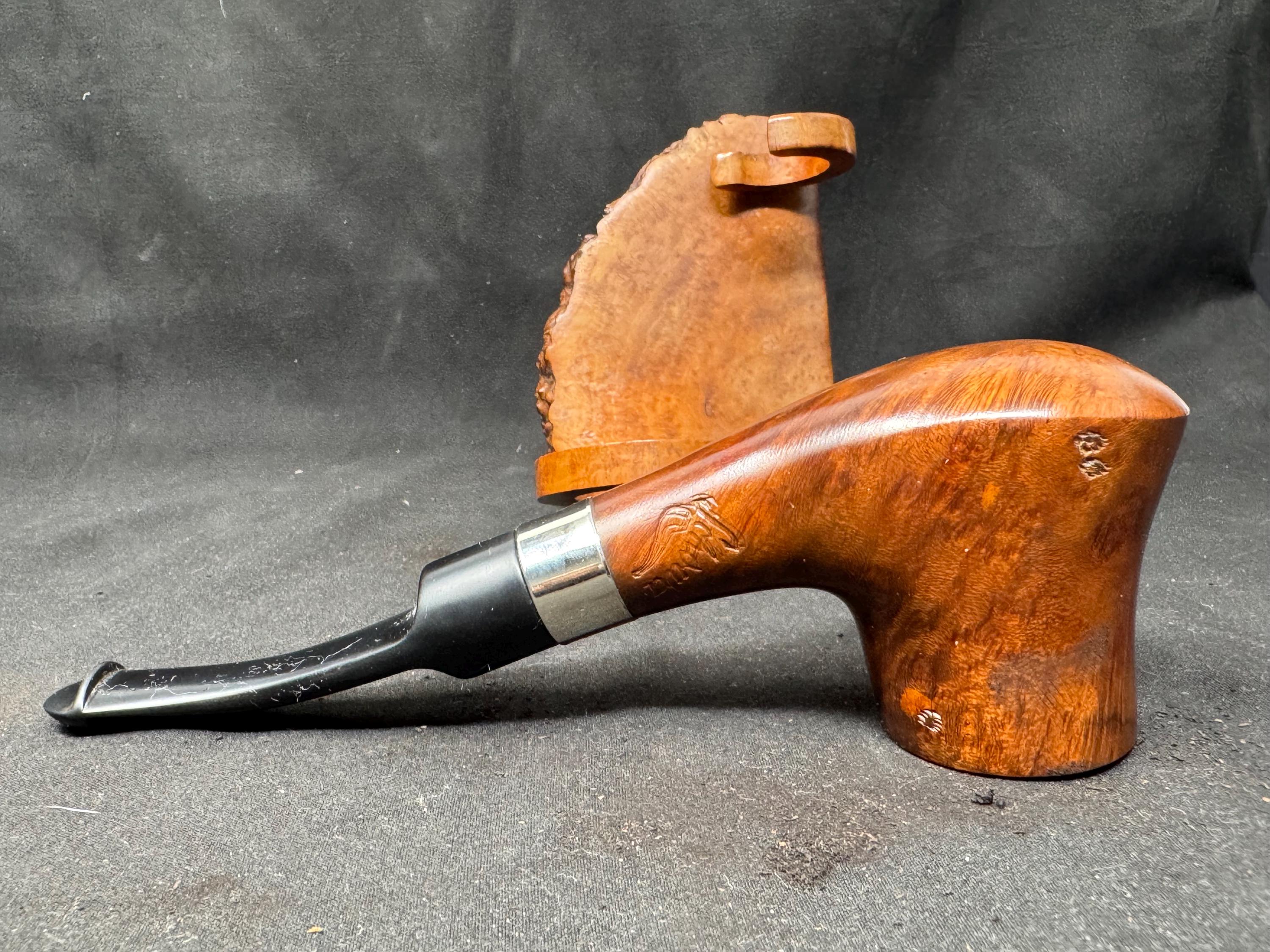 Showa Era Smooth Volcano Pipe | Chubby Shank, Saddle Stem, 9mm Filter 7