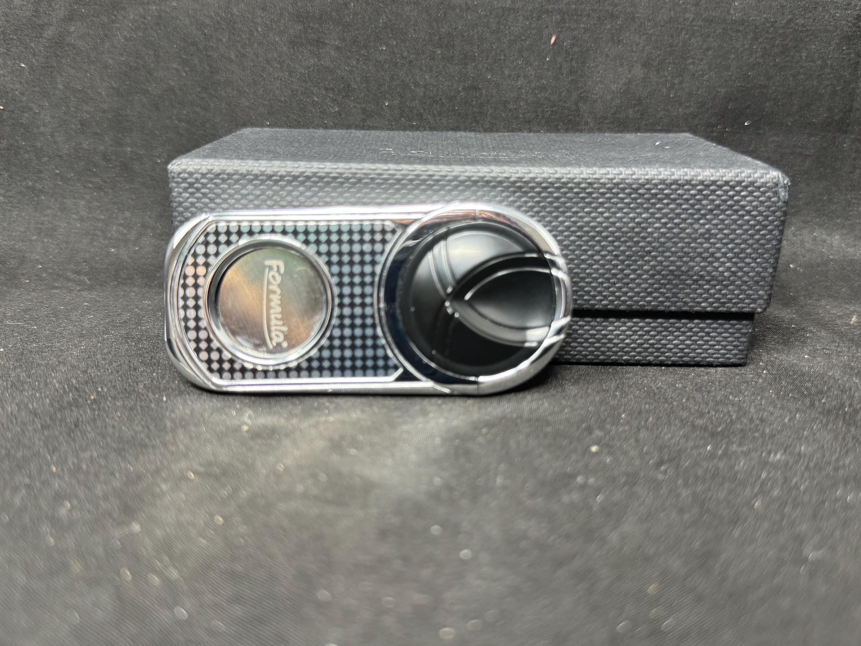 Furmula Magic Patent Chrome Cigar Cutter | DNA Square-Line Collection | SKU-290 8