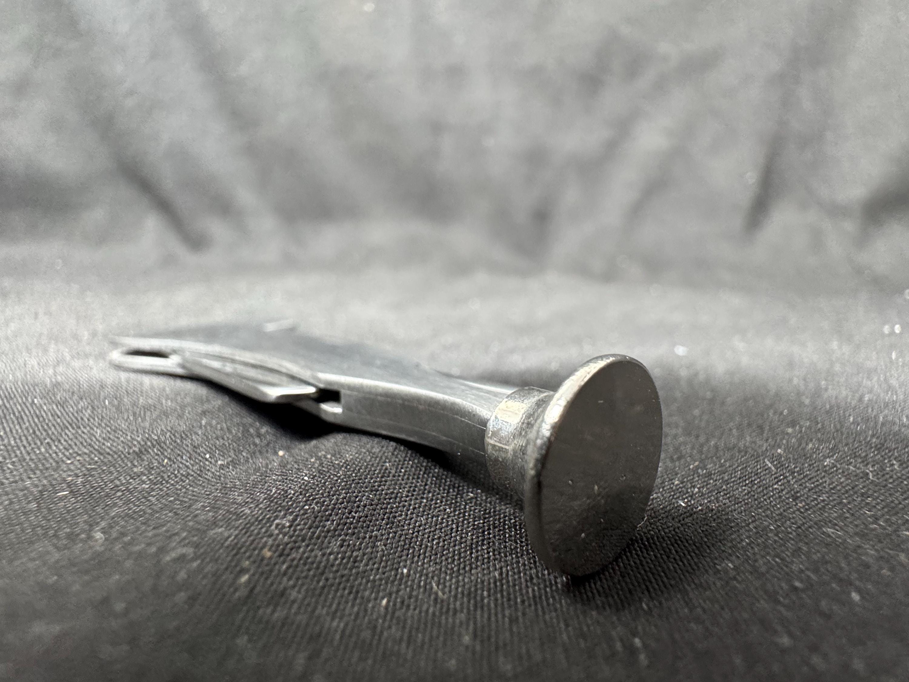 Antique Smoking PIPE TOOL c. 1900-1930 | Solid Stainless Steel Tamper, Reamer & Scraper | Pocket-Sized Collectible.SKU-302 6