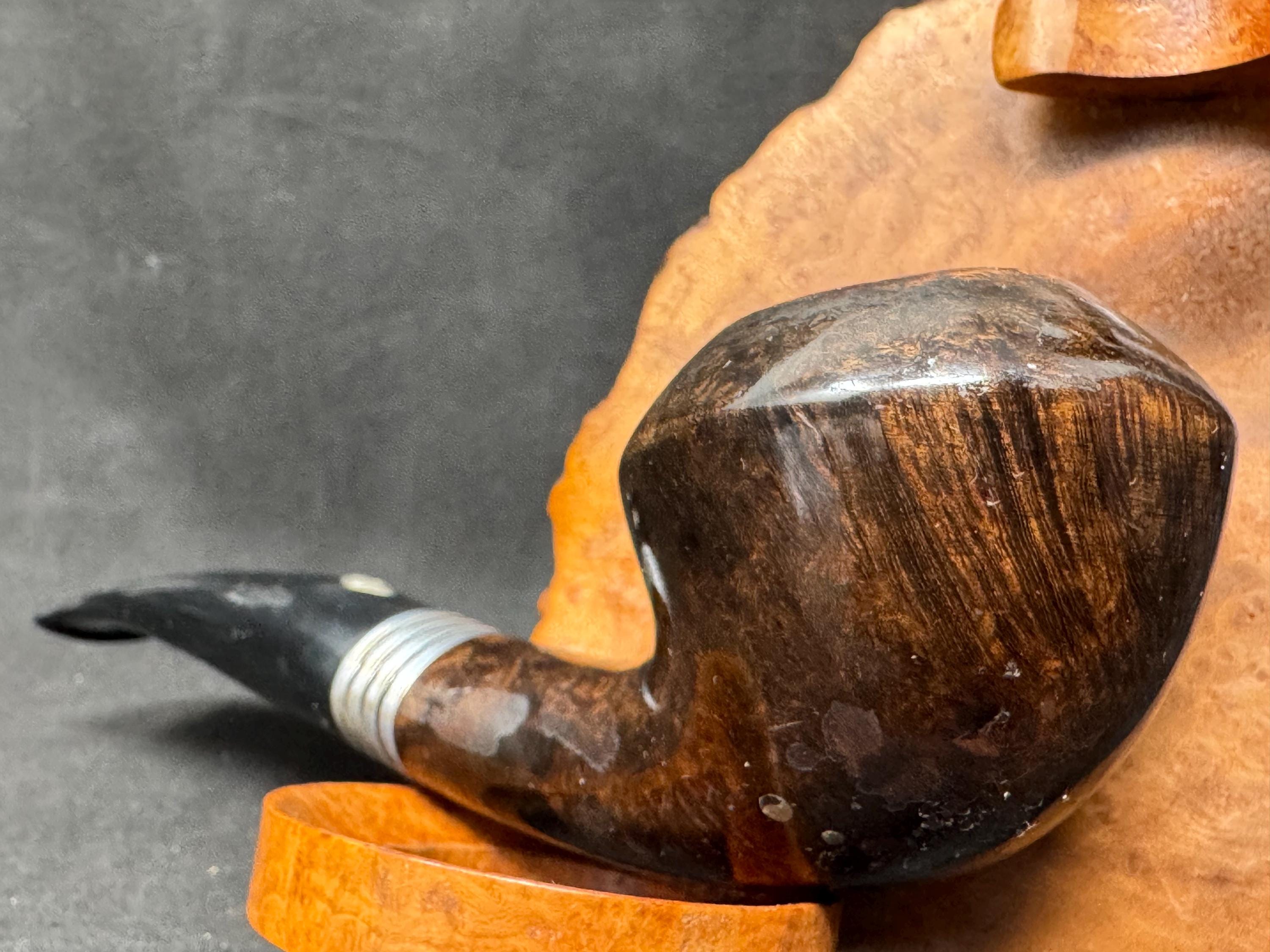 MPB Nova Pure Natural 134 Italian Estate Pipe, 1956-1968, Diamond Stem Mark 10