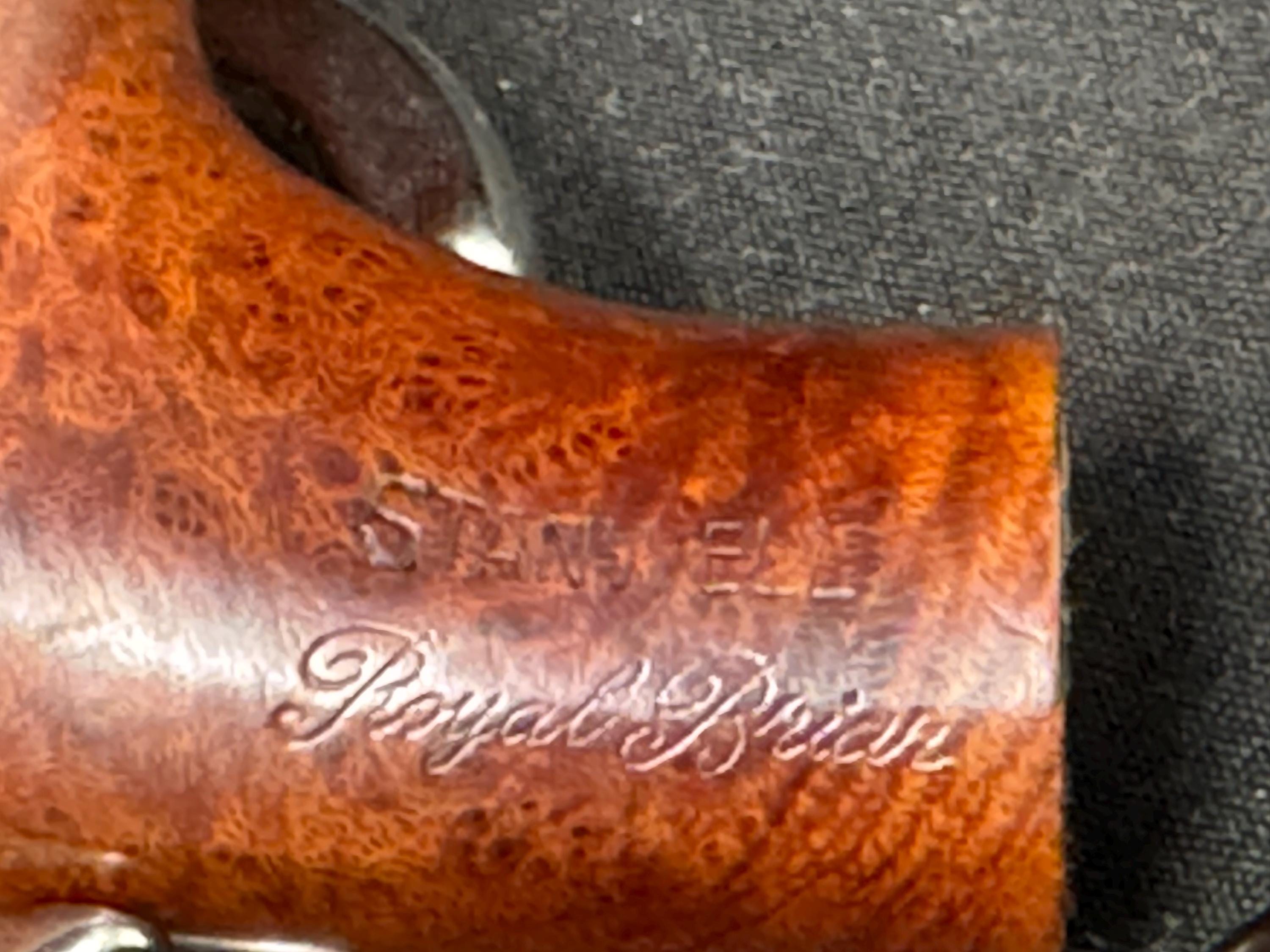 Stanwell Royal Briar Bent Acorn Shape 22 Smooth 1950s-1970s – Estate Pipe 9