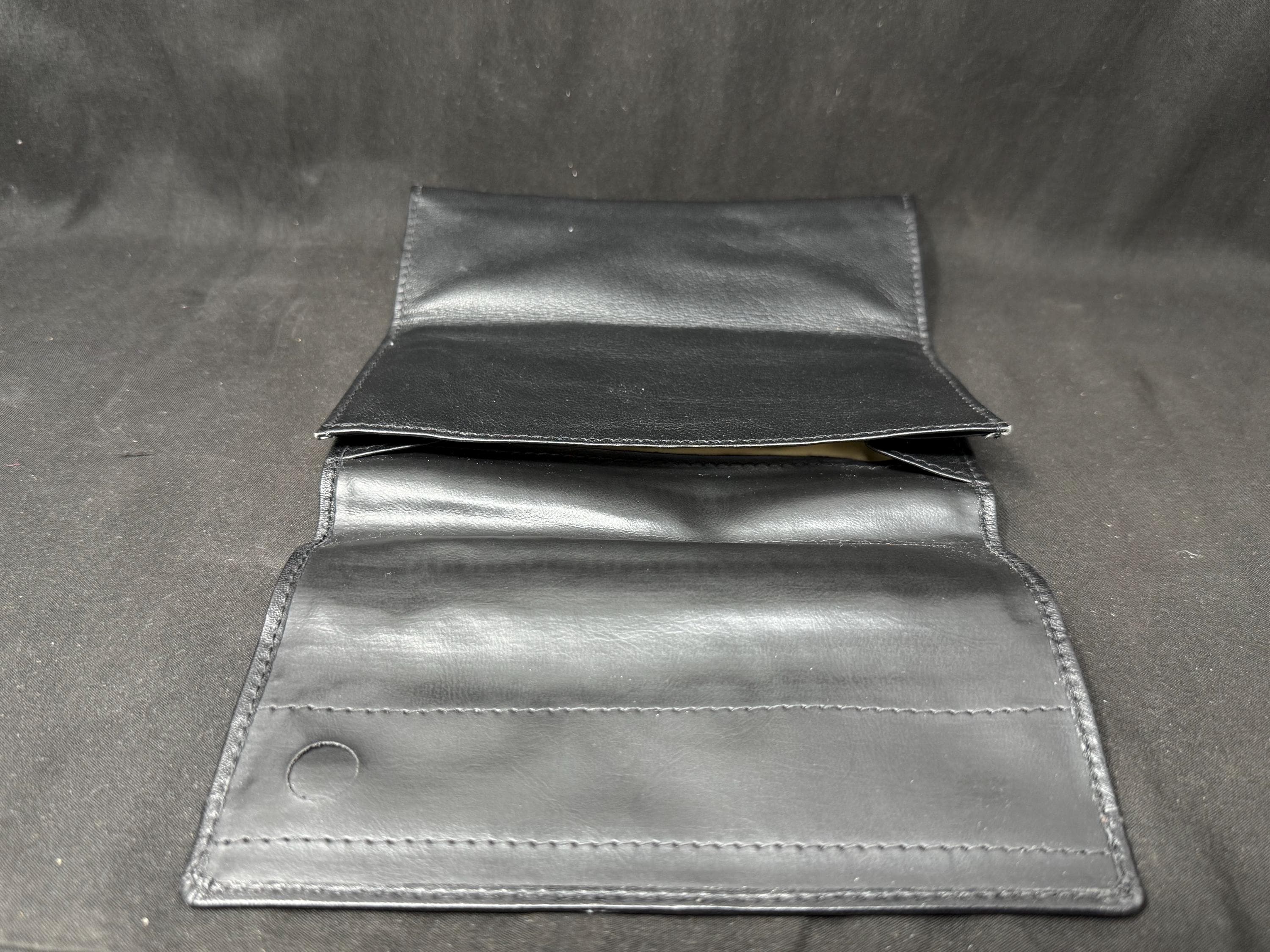 German Leather Tri-Fold Tobacco & Tool Roll | Vintage Travel Organizer | Estate Tobacconist 6