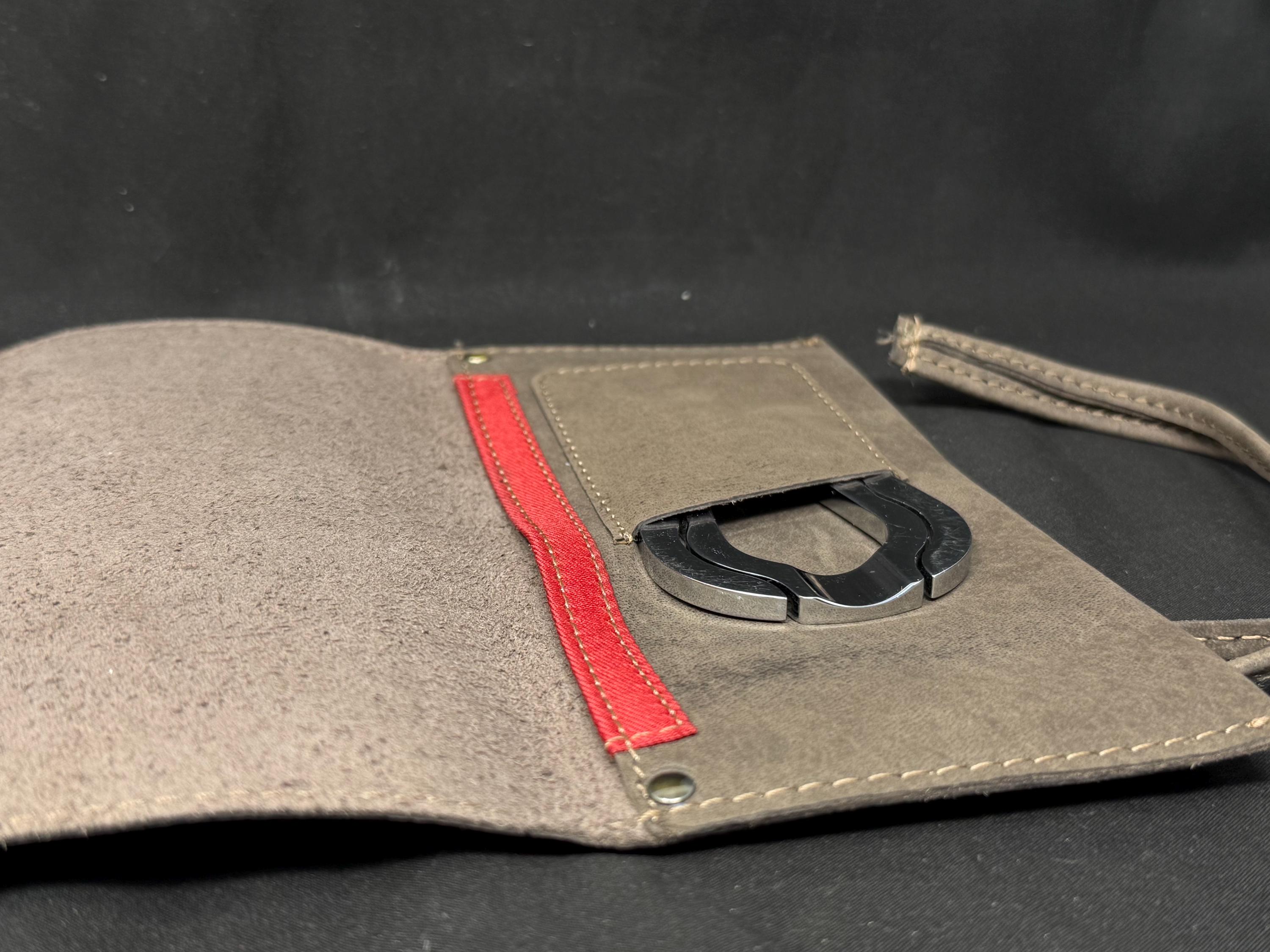 Edwardian Roll-Up Tobacco Field Pouch | Leather Travel Case | Early 1900s 7