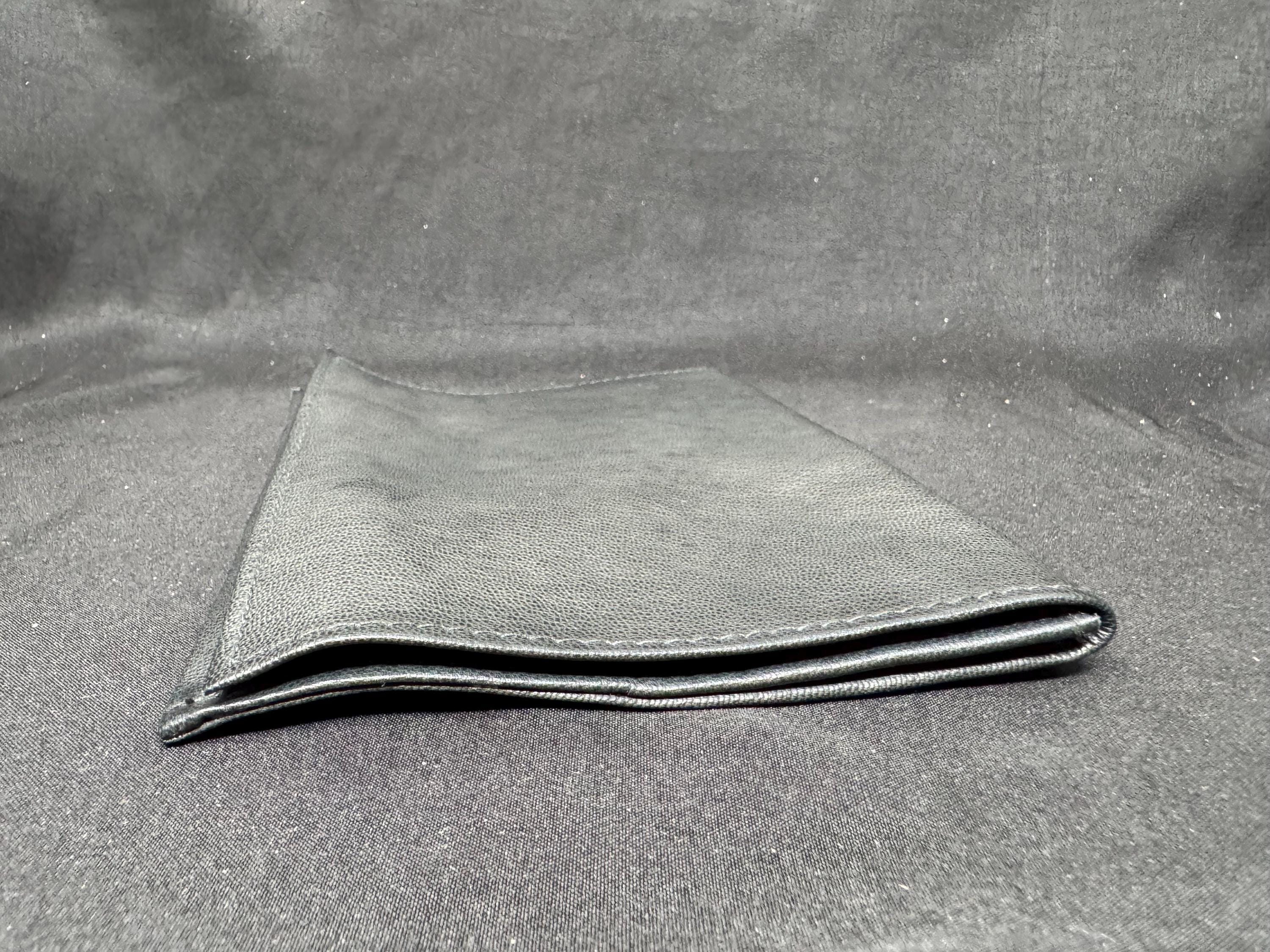 Vintage German Minimalist Two-Tone Leather Tobacco Pouch – New Old Stock – Accessory 3