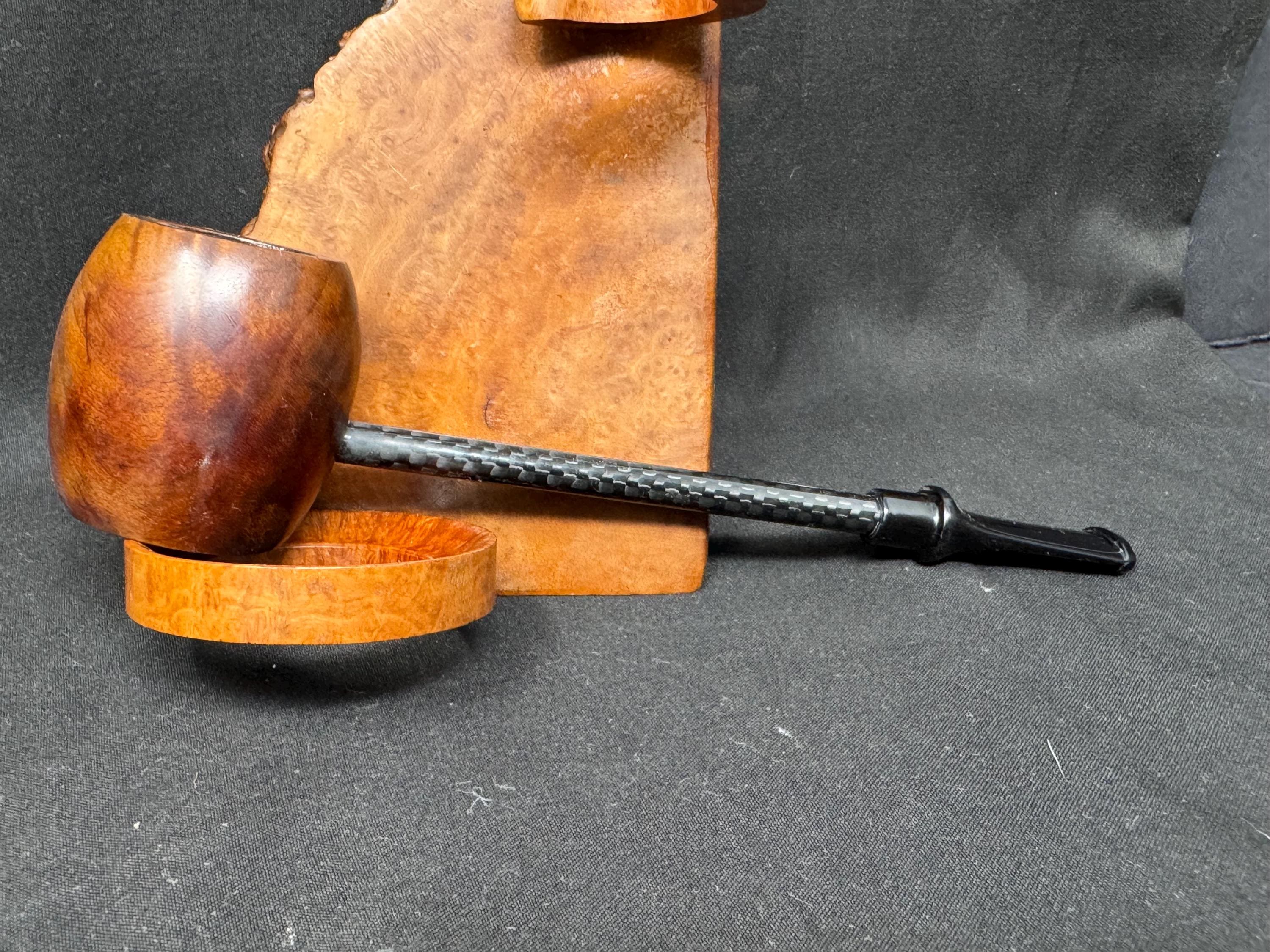 Worobiec Popeye Smooth Apple Sitter - Polish Workshop Estate Pipe 2