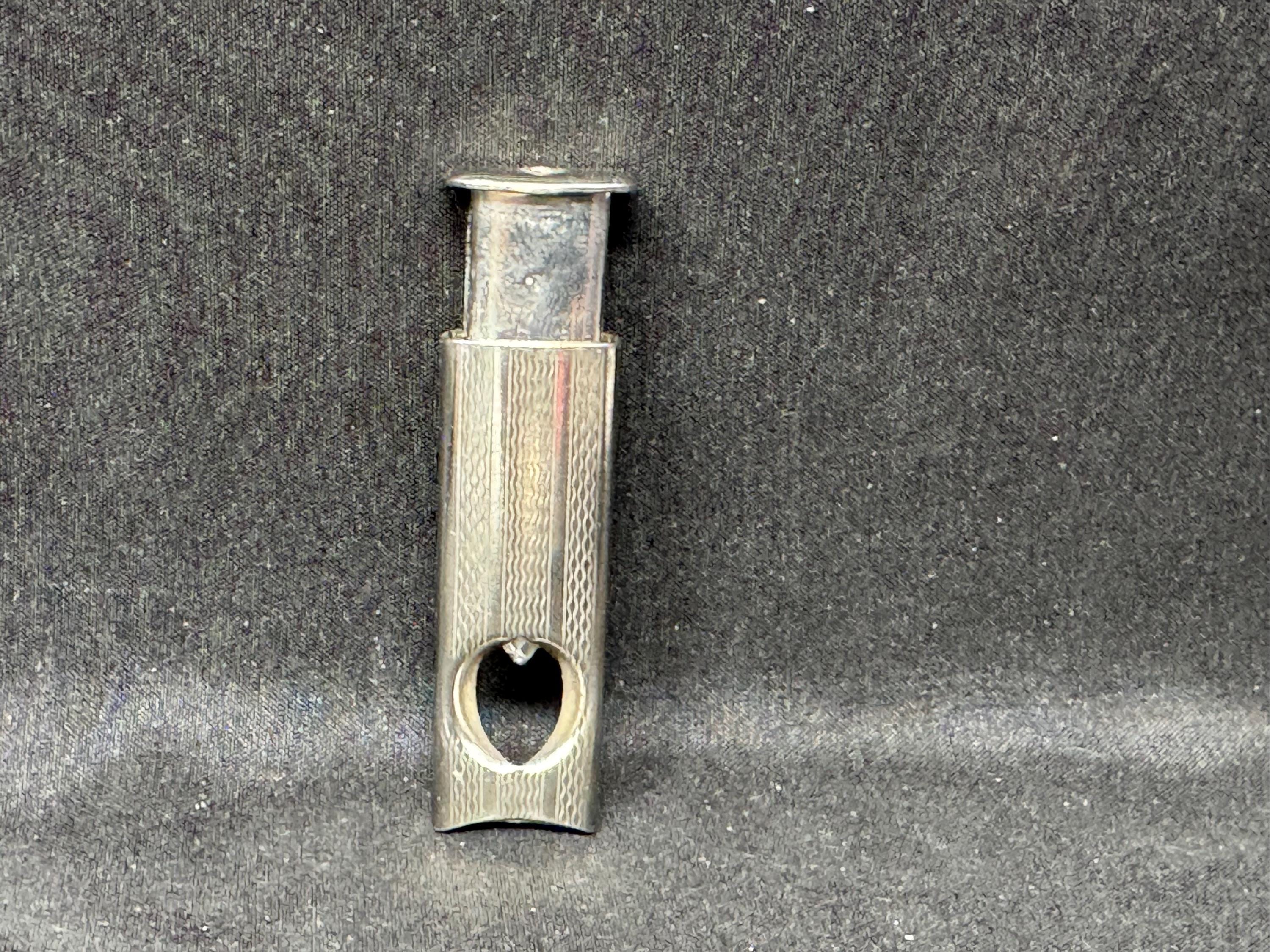 Unmarked Solingen Stainless Steel V-Cut Cigar Cutter, Mid-20th Century