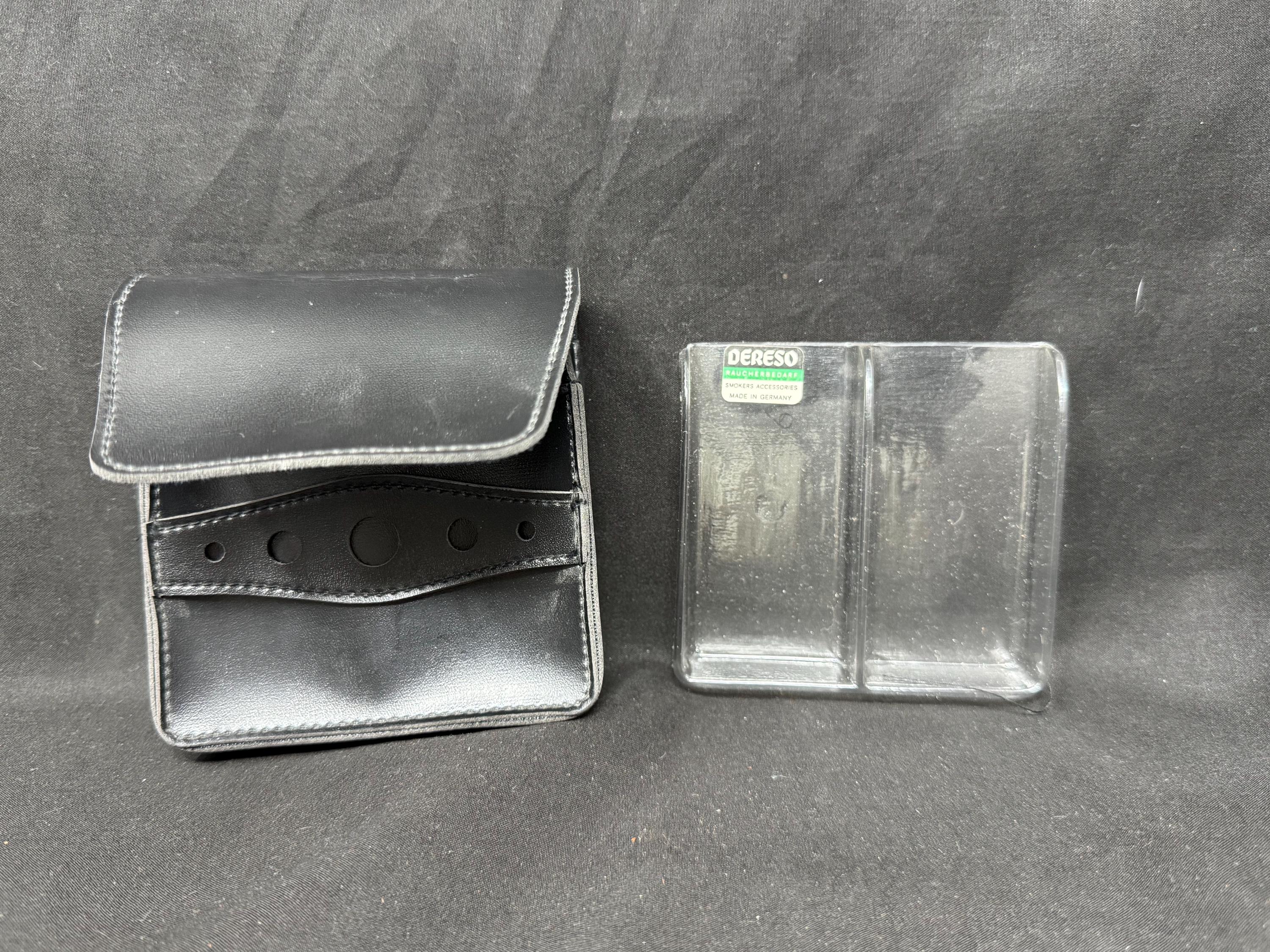 Vintage DERESO Genuine Leather 4-Cigar Case | German Offenbach Craftsmanship 6