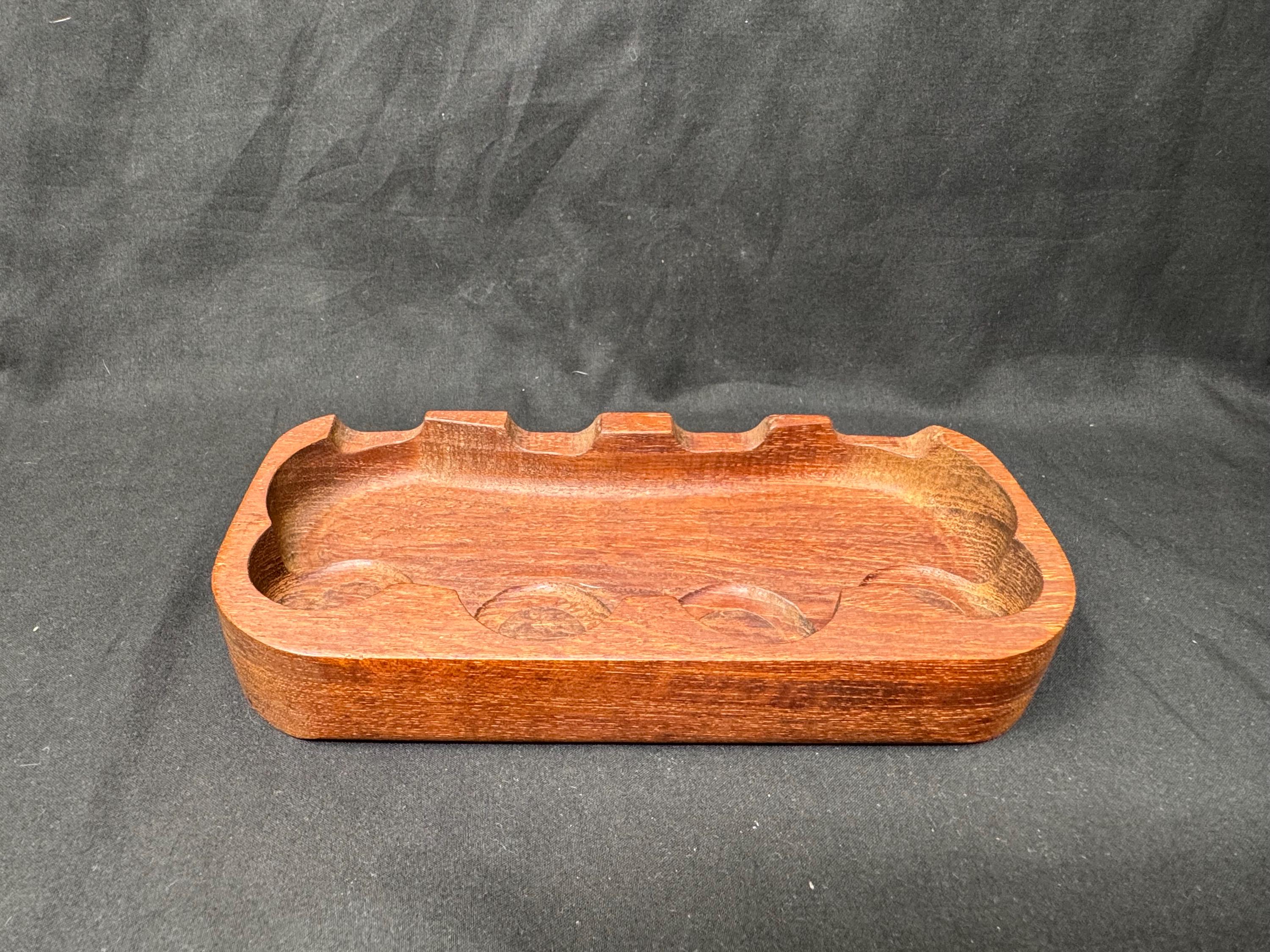 Horizontal Pipe Cradle | Solid Wood 4-Pipe Stand | Natural Red Grain Finish | SKU-346 2