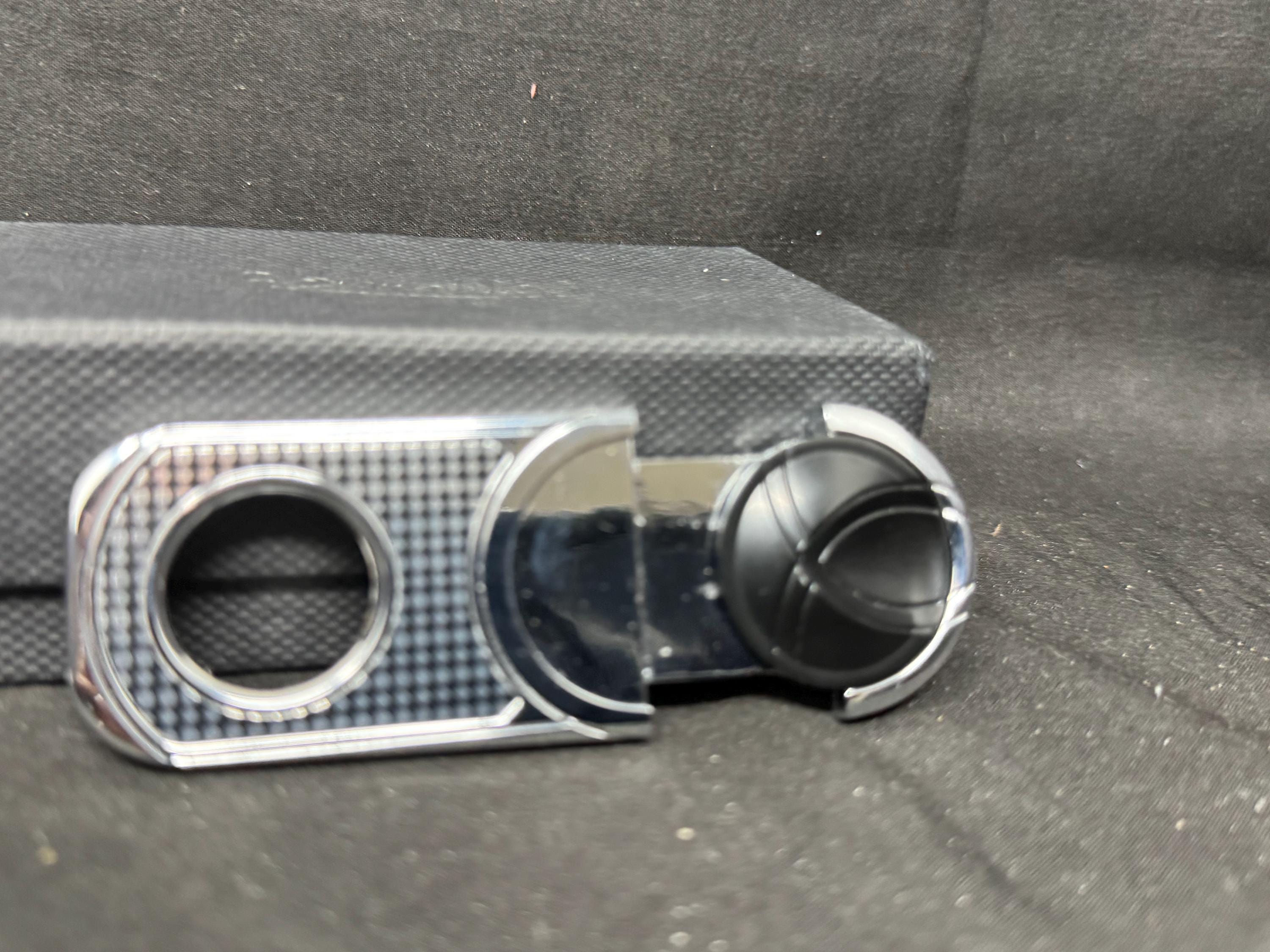Furmula Magic Patent Chrome Cigar Cutter | DNA Square-Line Collection | SKU-290 3