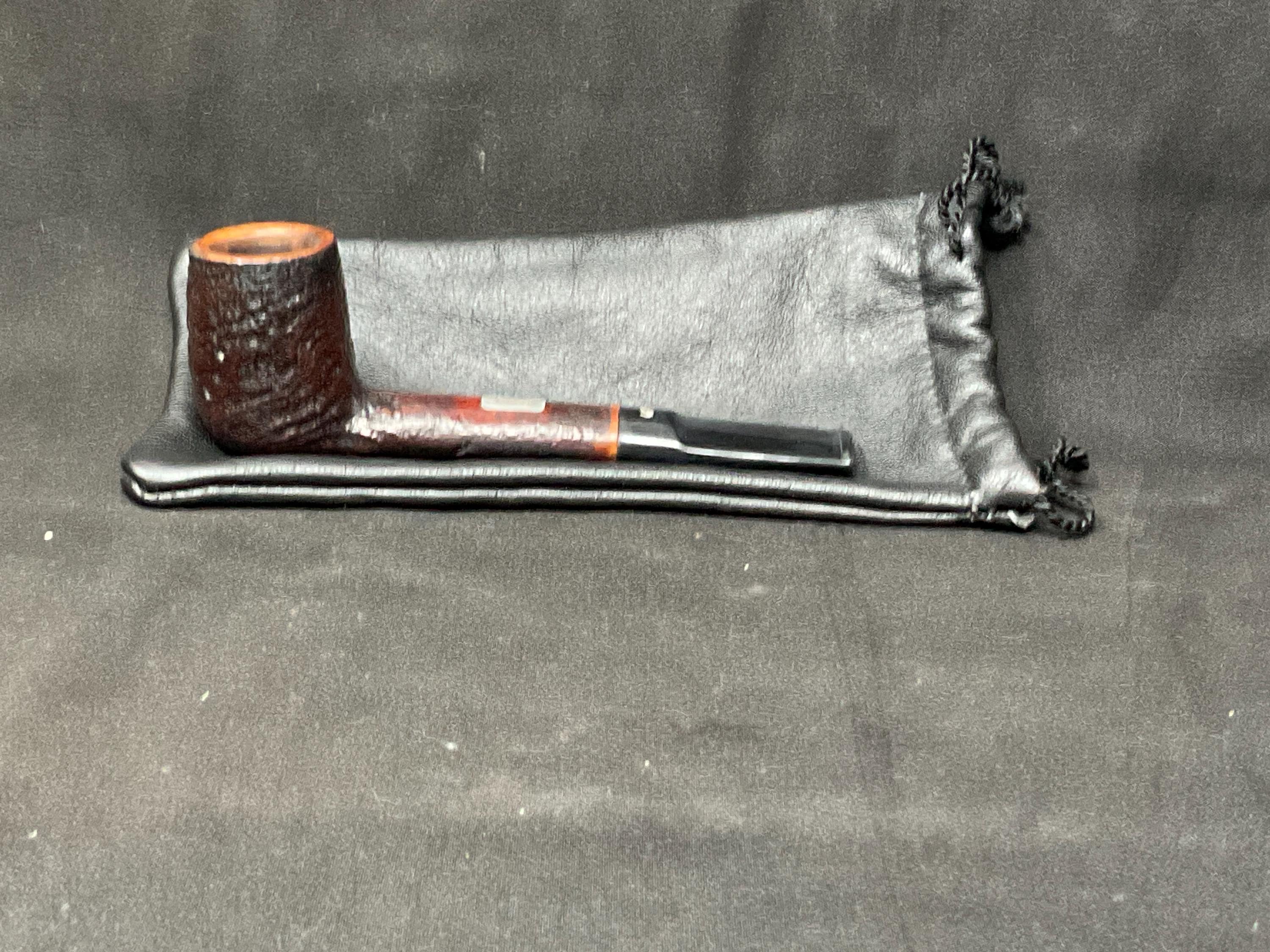 Stanwell 1999 Pipe of the Year Sandblasted Lumberman - Danish Estate Briar