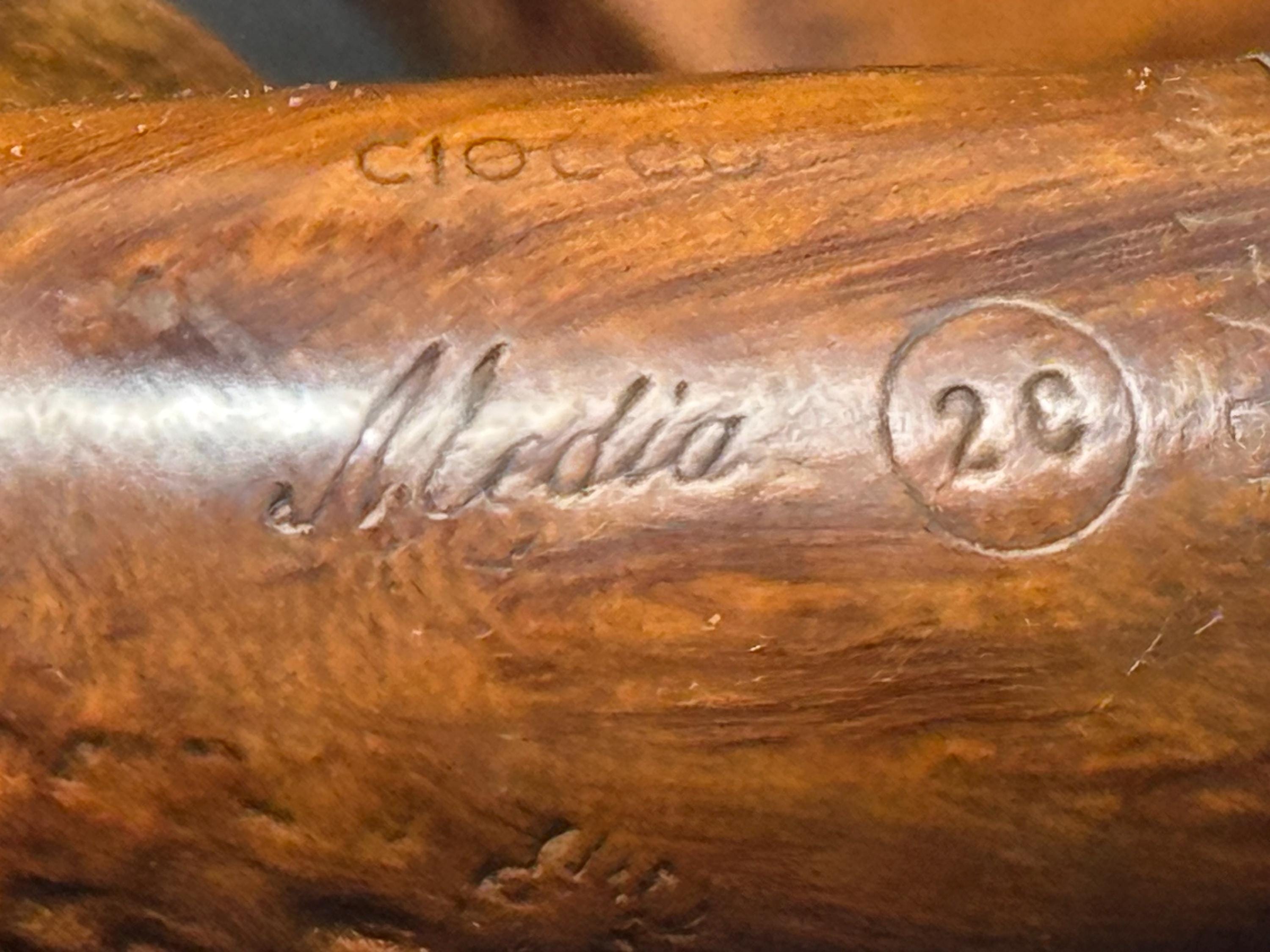 Mastro de Paja Ciocco S 2C Bent Dublin, Smooth/Rusticated, Italian Briar, Custom Stem 7