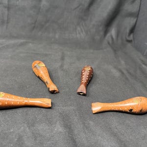 Hand-Carved Fish Miniature Wood Smoking Pipe - Premium Small Pipe From India 7 thumbnail image