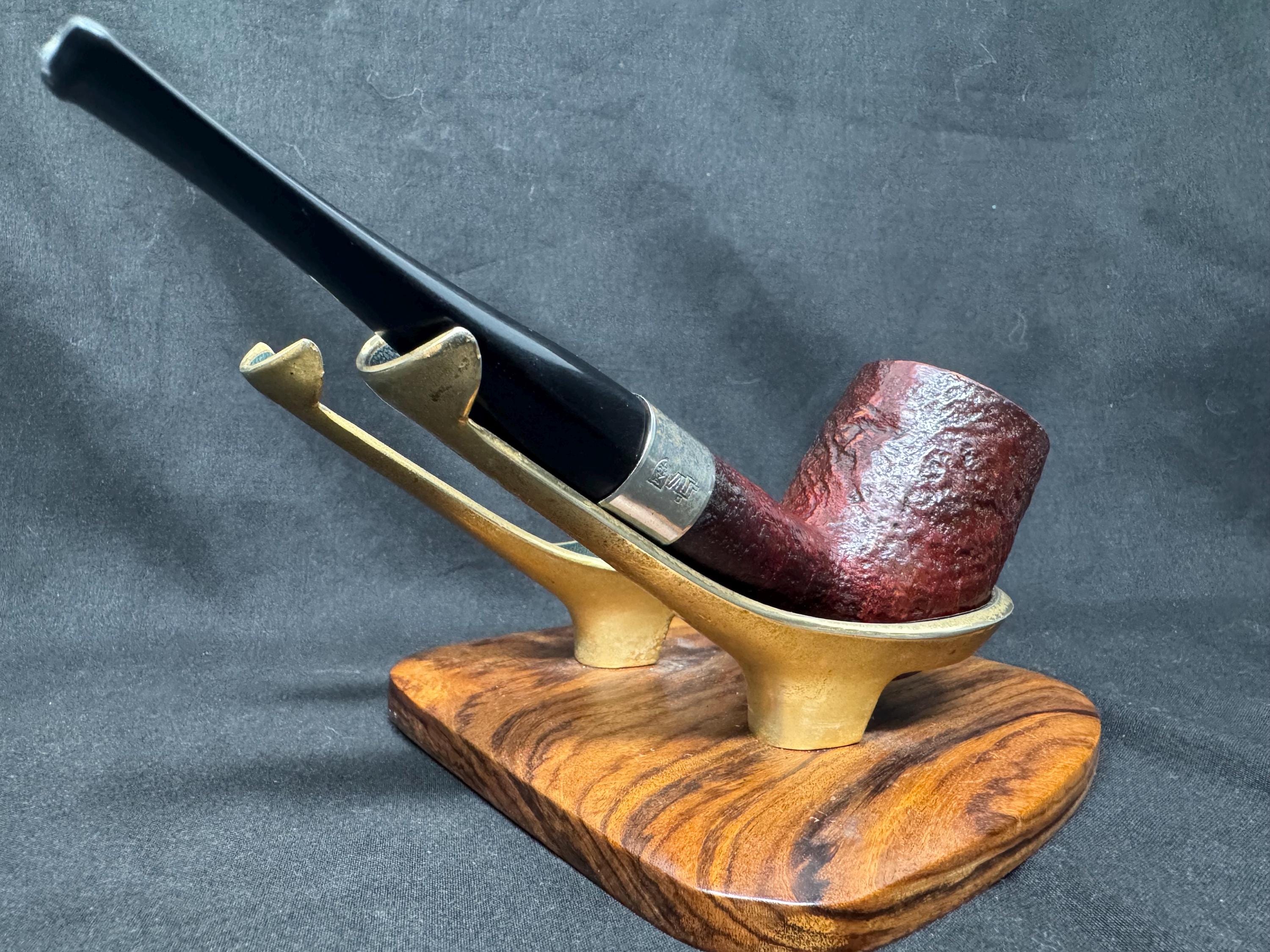 Hilson Filter 8 Red Sandblast Estate Pipe - Professionally Restored Metal Band 7