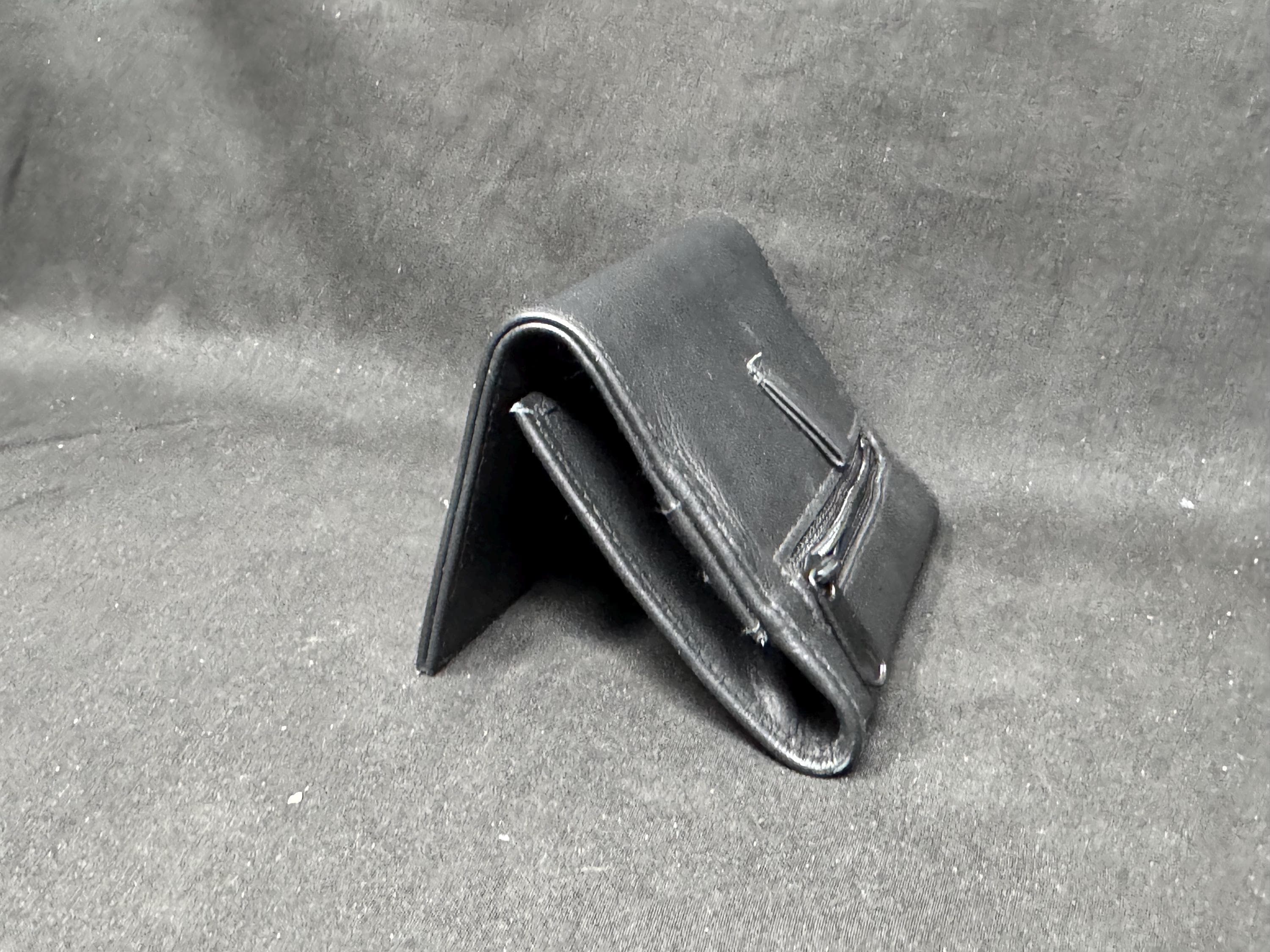 Vintage German Leather Tobacco Pouch | Roll-Up 2oz Tin Case.SKU-226