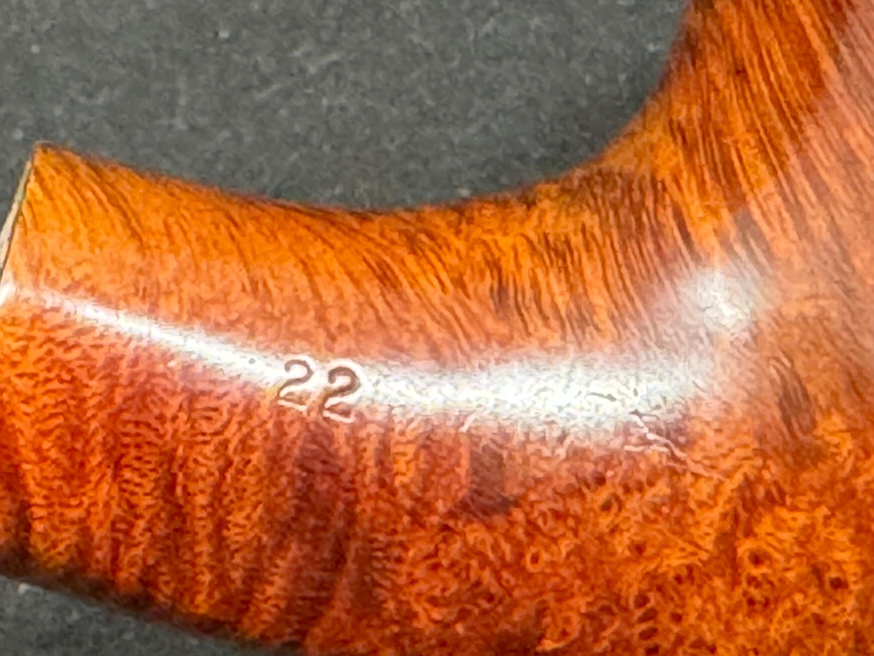 Stanwell Royal Briar Bent Acorn Shape 22 Smooth 1950s-1970s – Estate Pipe 10