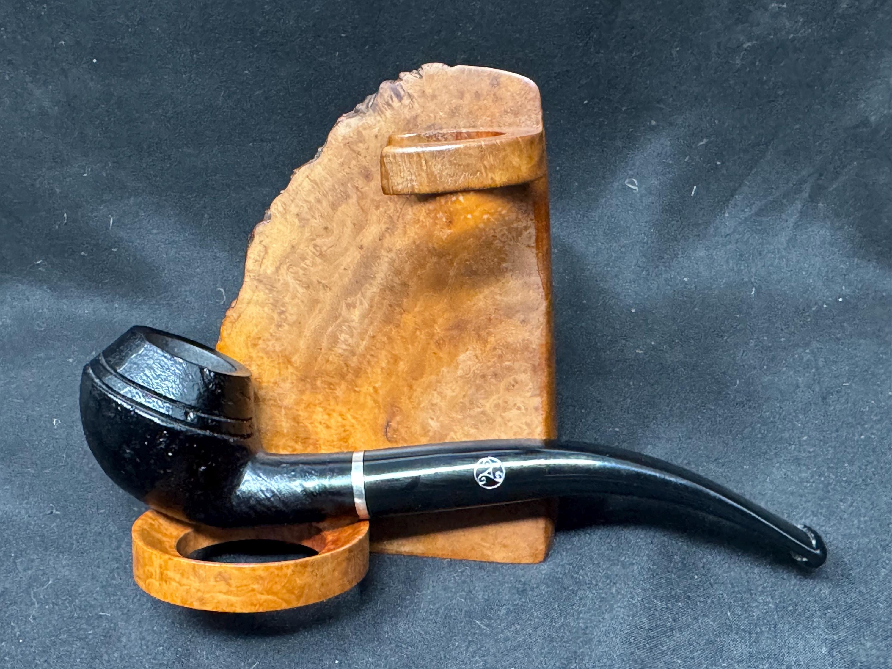 Rattray's Mary Sandblast Complete Set: 161 Rhodesian, 162 Prince, 163 Billiard with Black Knight Bag 9